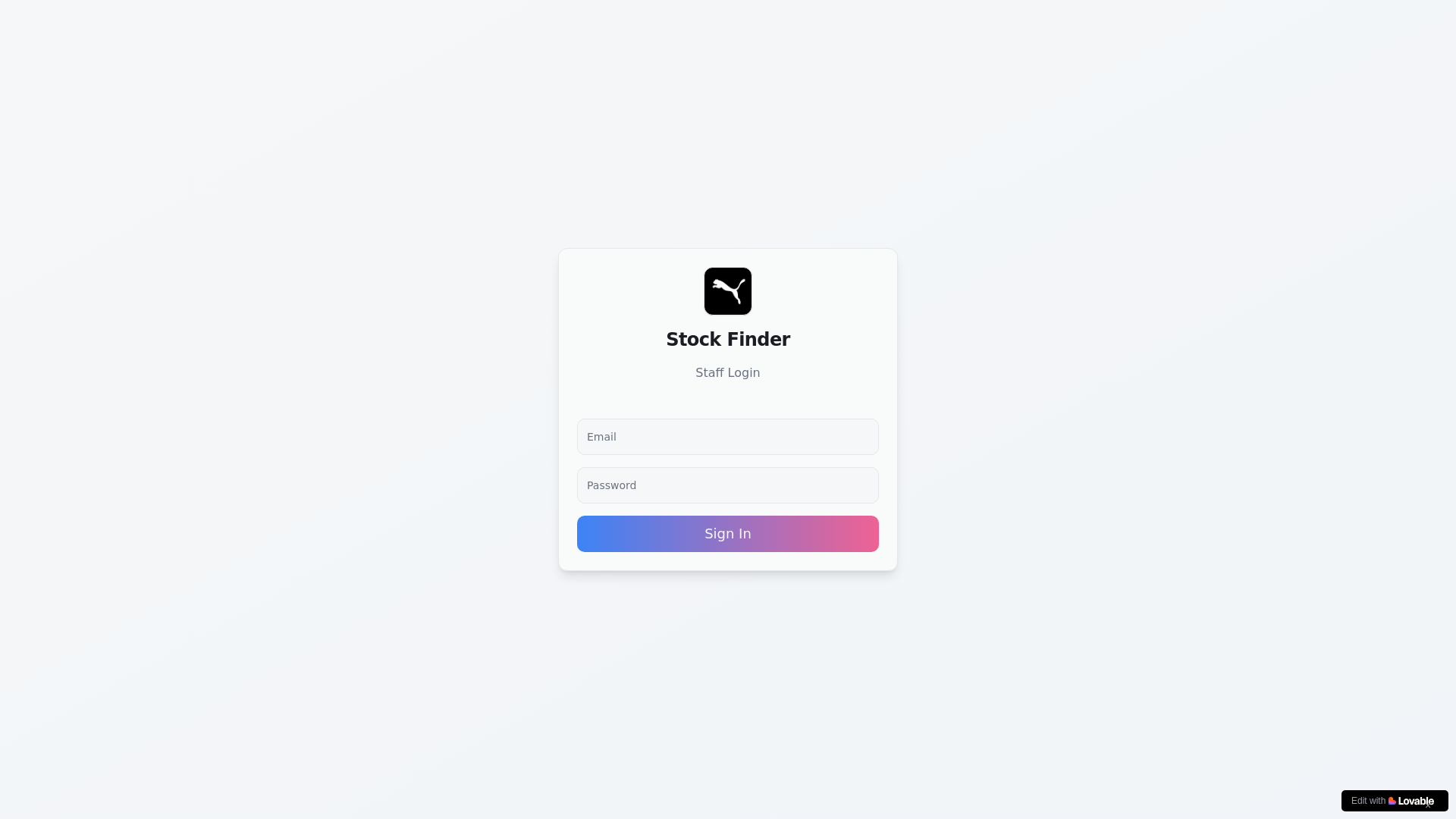website screenshot of https://klc-stock-finder.com/