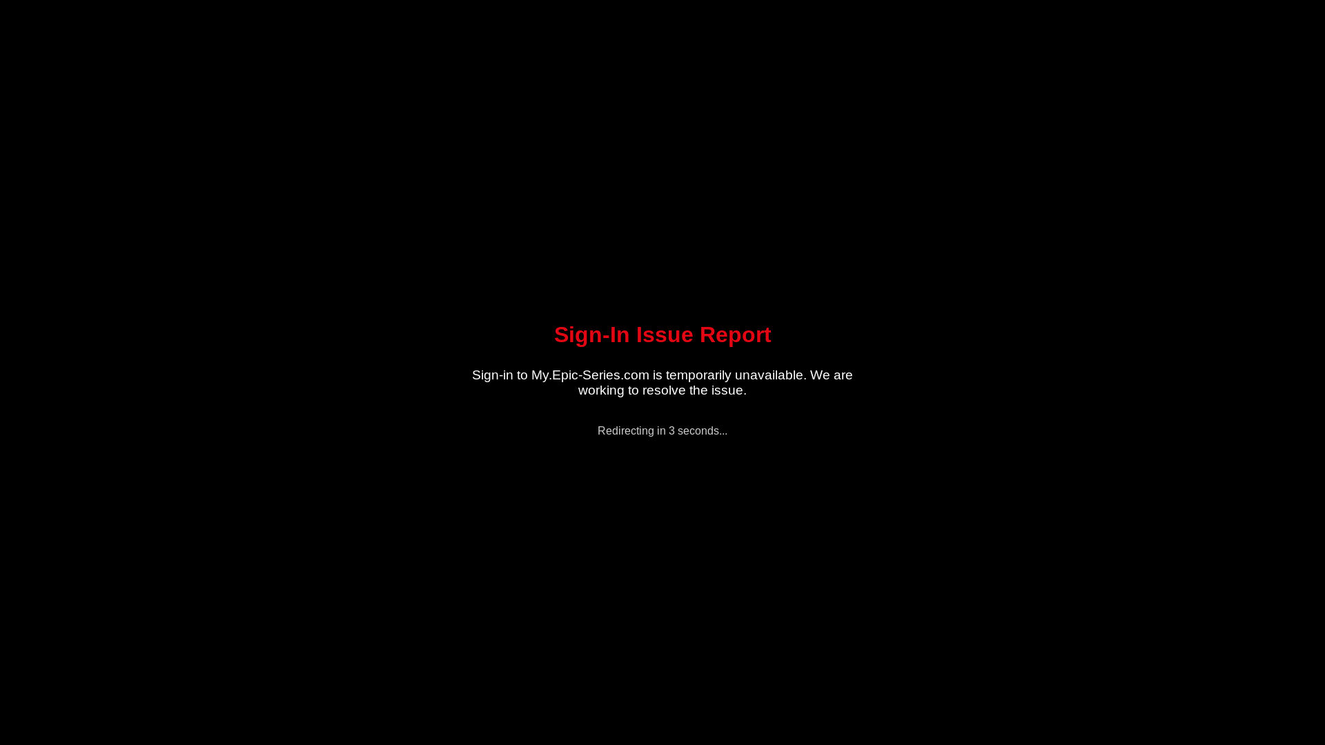 website screenshot of https://epicseriesoutage.pages.dev/