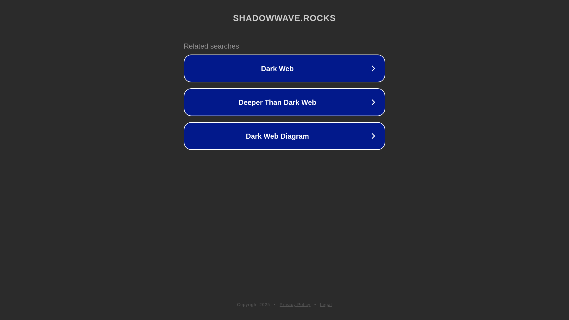 website screenshot of https://shadowwave.rocks/