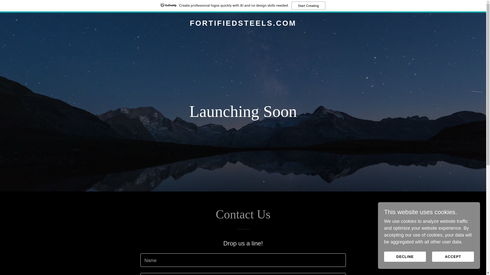 website screenshot of https://fortifiedsteels.com/