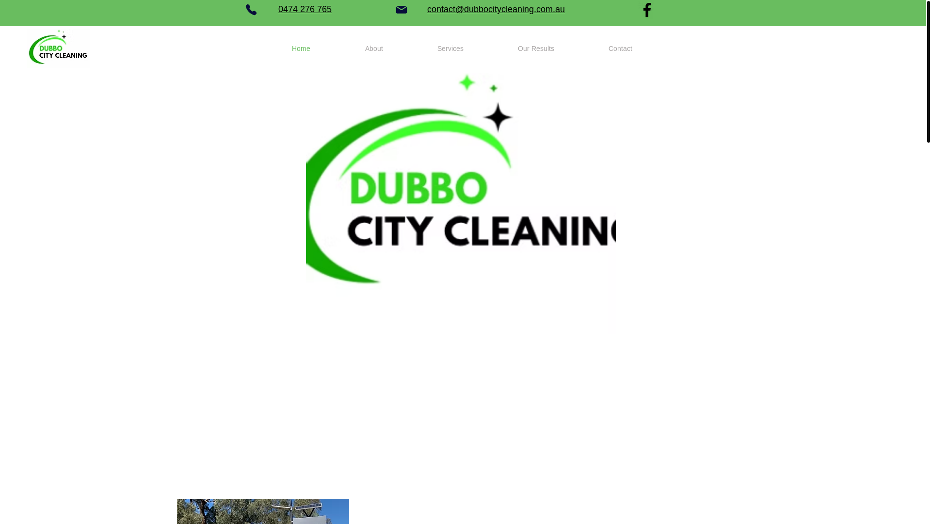 website screenshot of https://dubbocitycleaning.online/