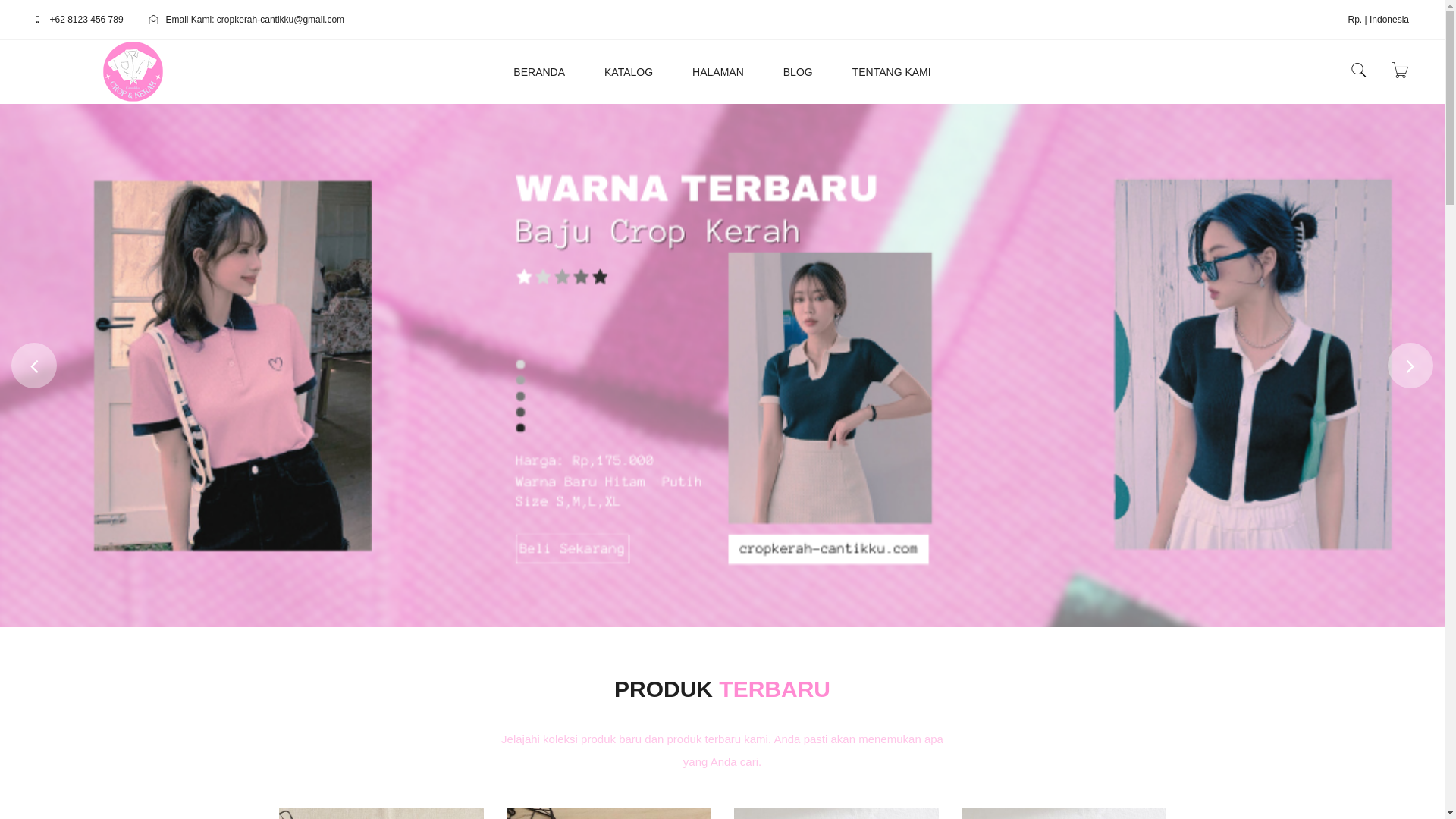 website screenshot of https://cropkerah-cantikku.pages.dev/