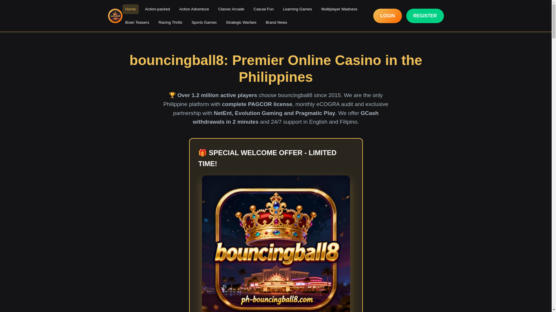 website screenshot of https://ph-bouncingball8.com/