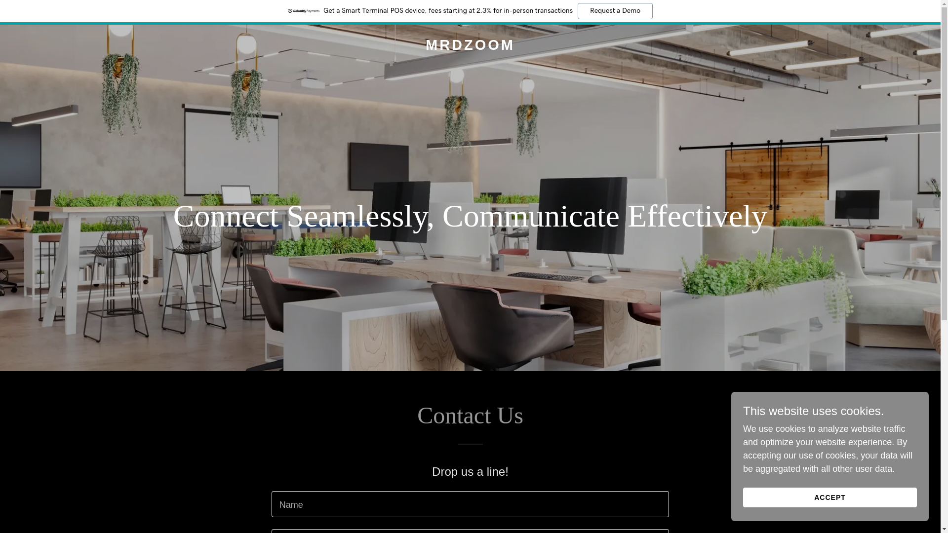 website screenshot of https://mrdzoom.com/