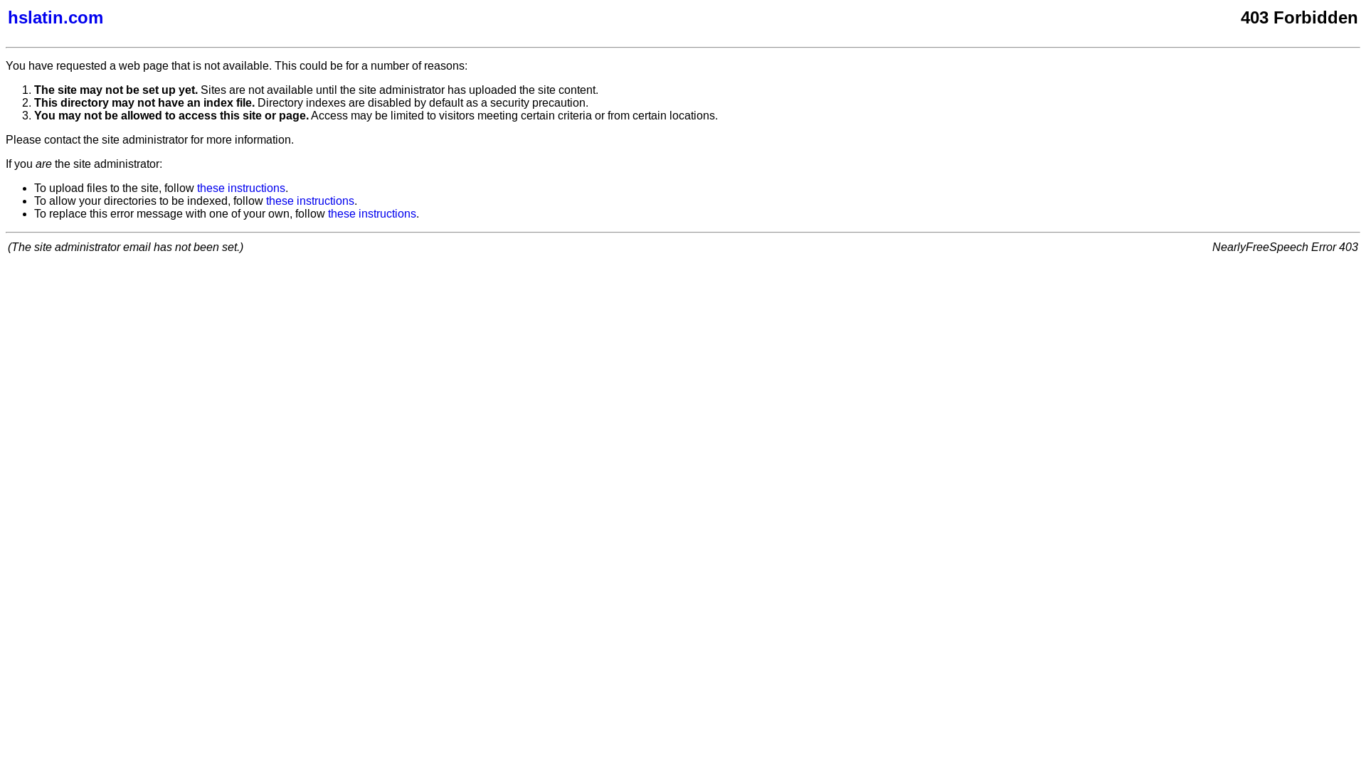 website screenshot of https://hslatin.com/