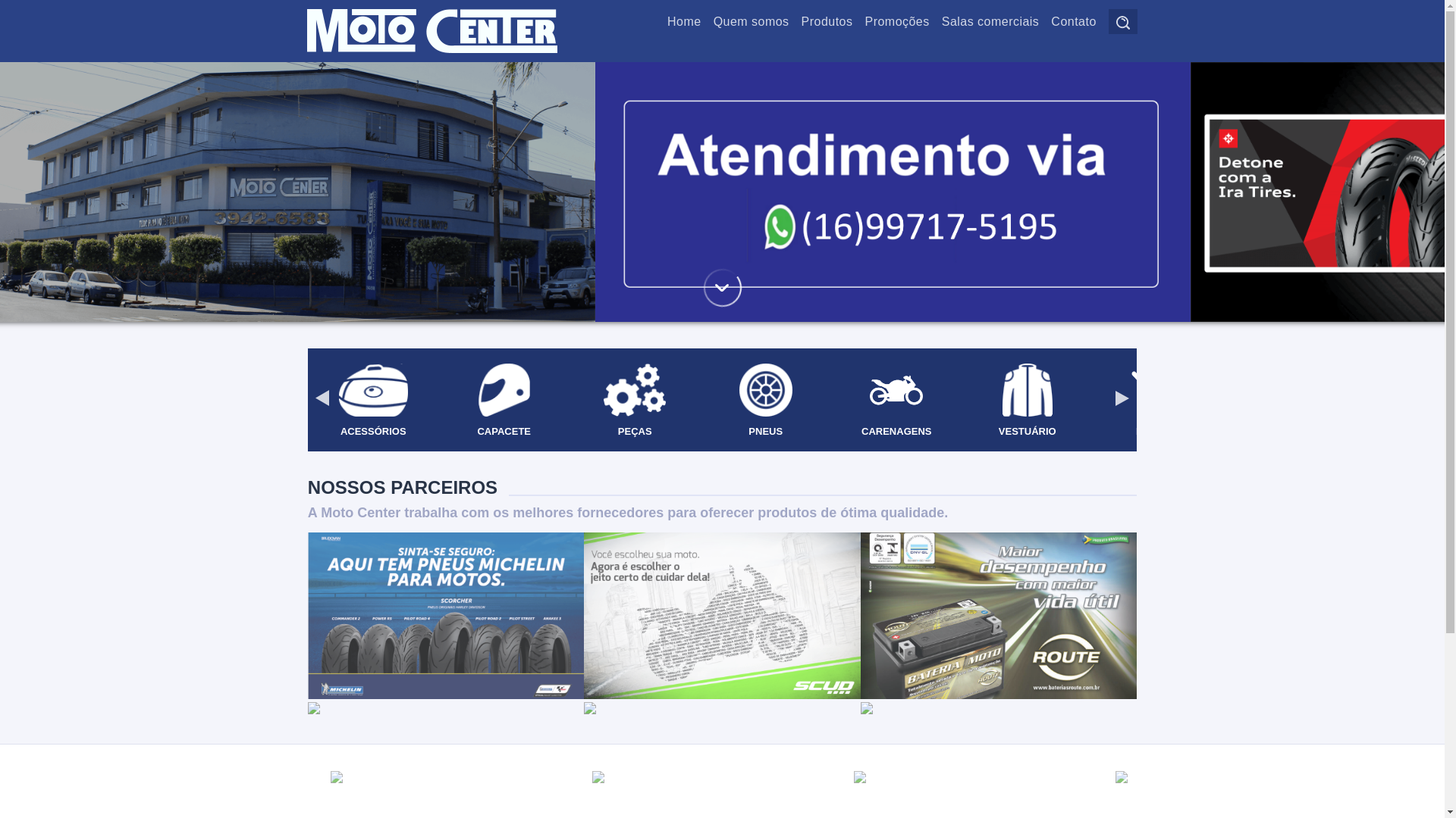 website screenshot of https://motocenter.net.br/
