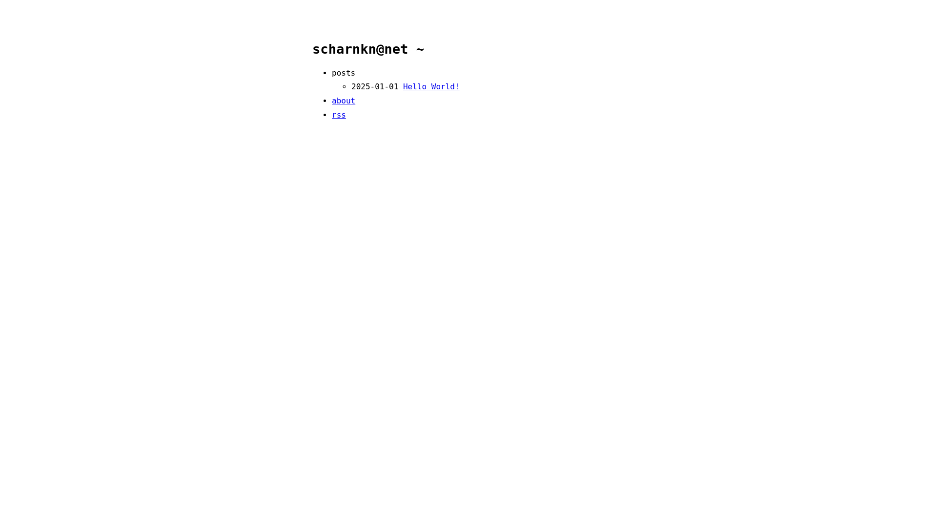 website screenshot of https://blog-scharnkn-net.pages.dev/