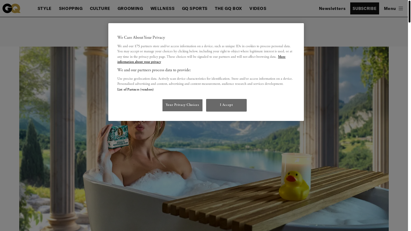 website screenshot of https://www.gq.com/story/sydney-sweeney-will-sell-you-her-old-bathwater