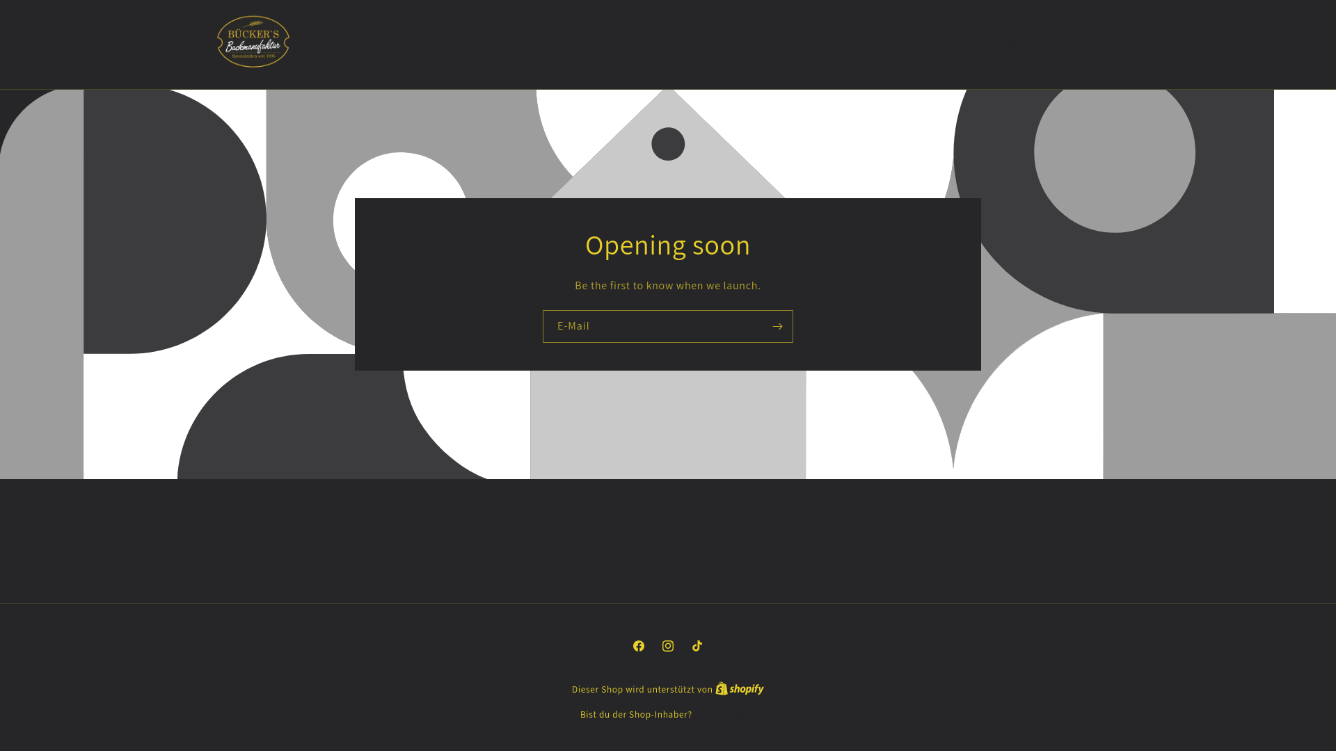 website screenshot of https://shop-bueckers-backmanufaktur.com/
