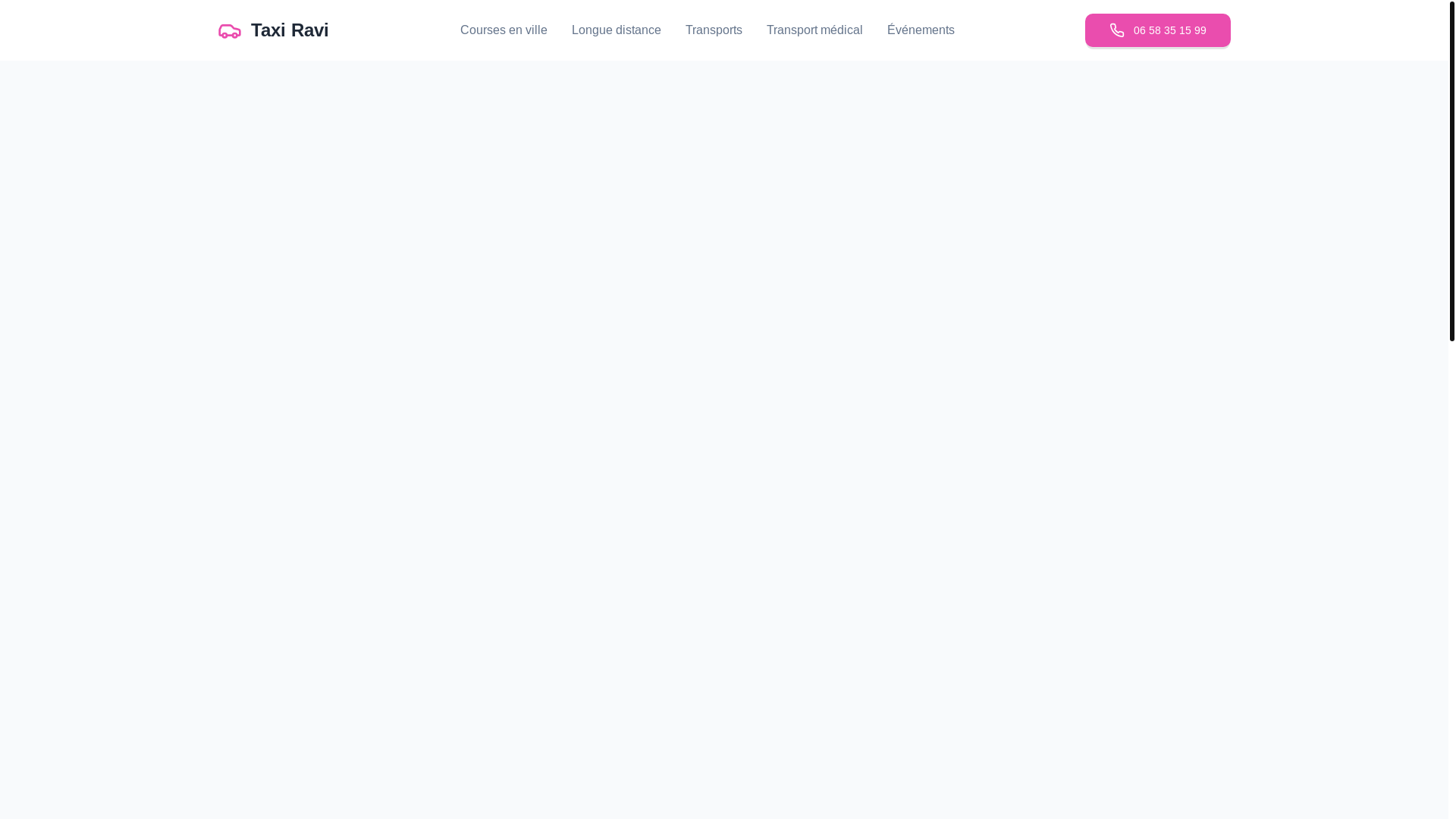 website screenshot of https://taxi78yvelines.fr/