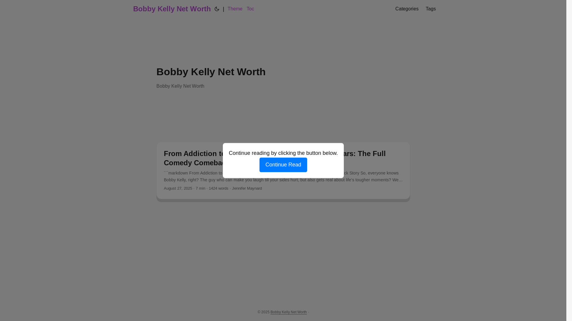website screenshot of https://bobby-kelly-net-worth.pages.dev/