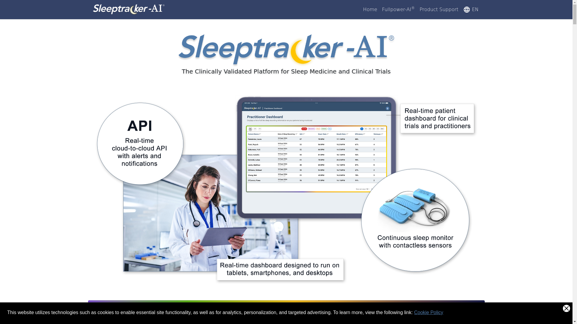 website screenshot of https://sleeptracker.dev/