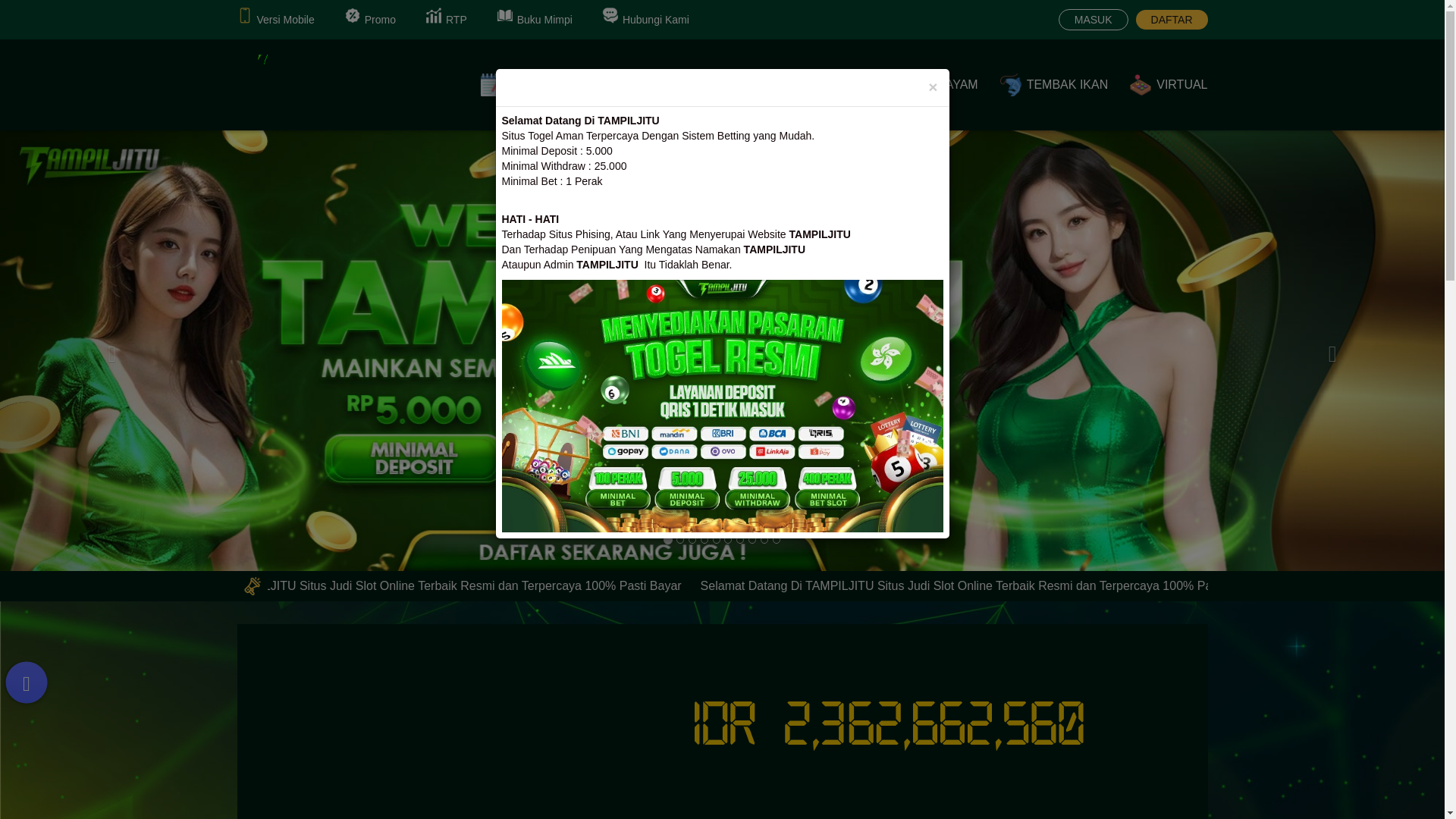 website screenshot of https://disanatampil.pro/