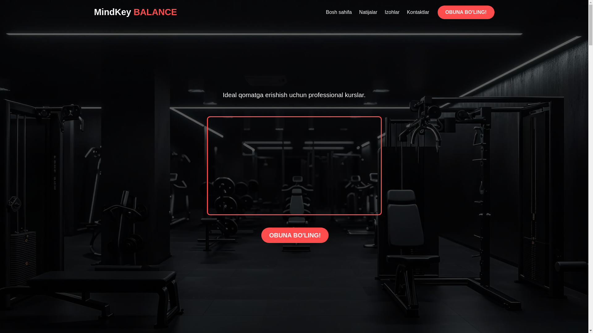 website screenshot of https://mindkeybalance.pages.dev/