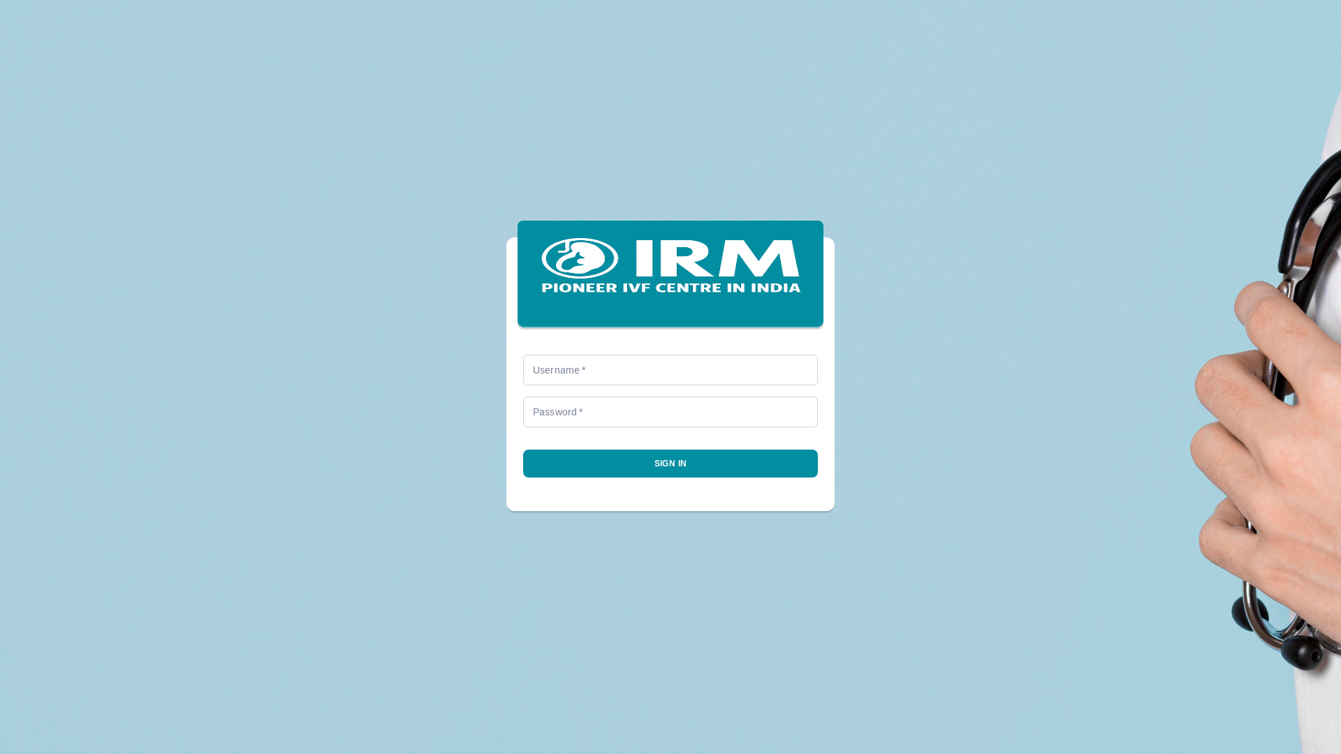 website screenshot of https://icrm-staging.pages.dev/