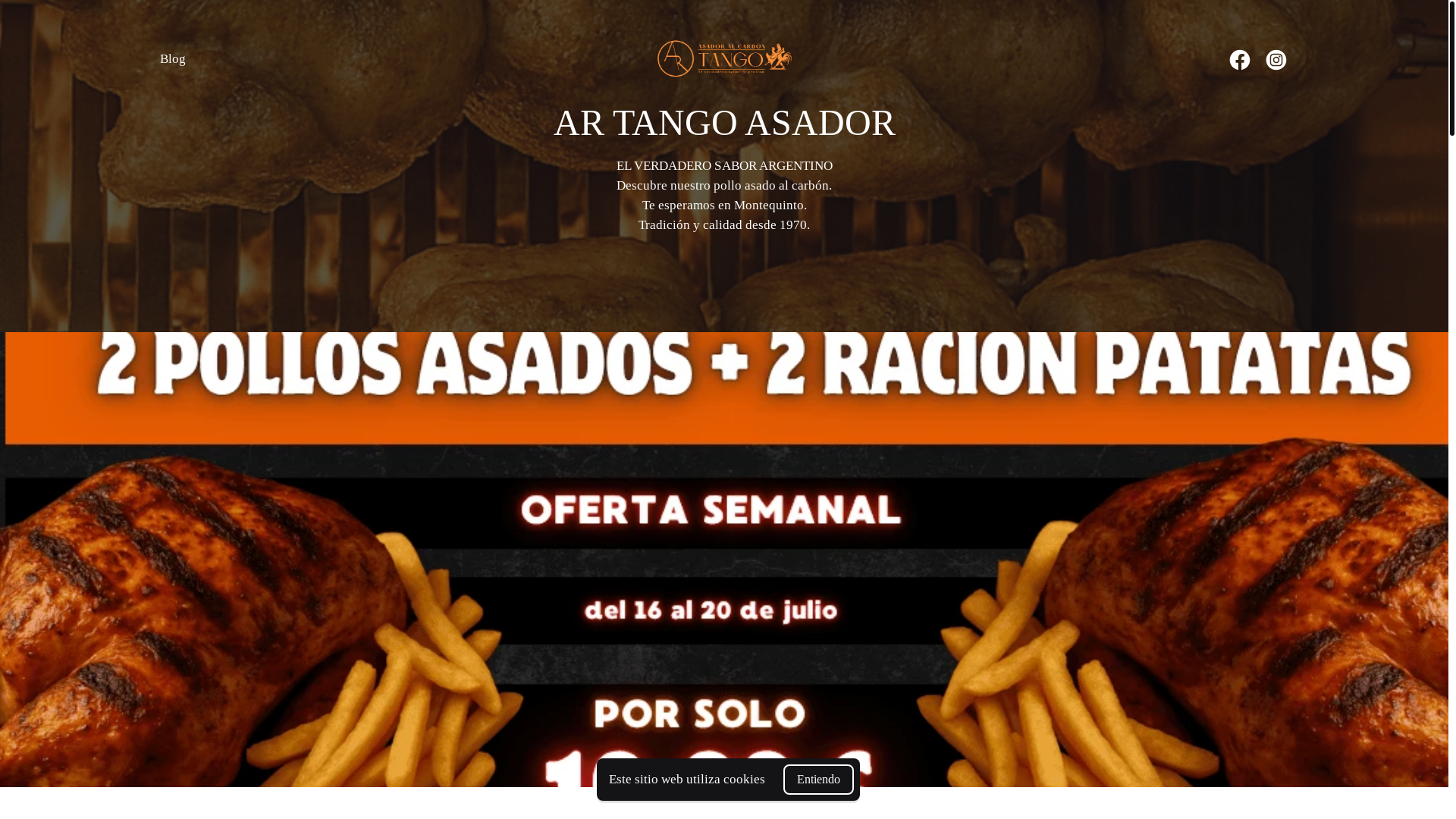 website screenshot of https://artangoasador.com/