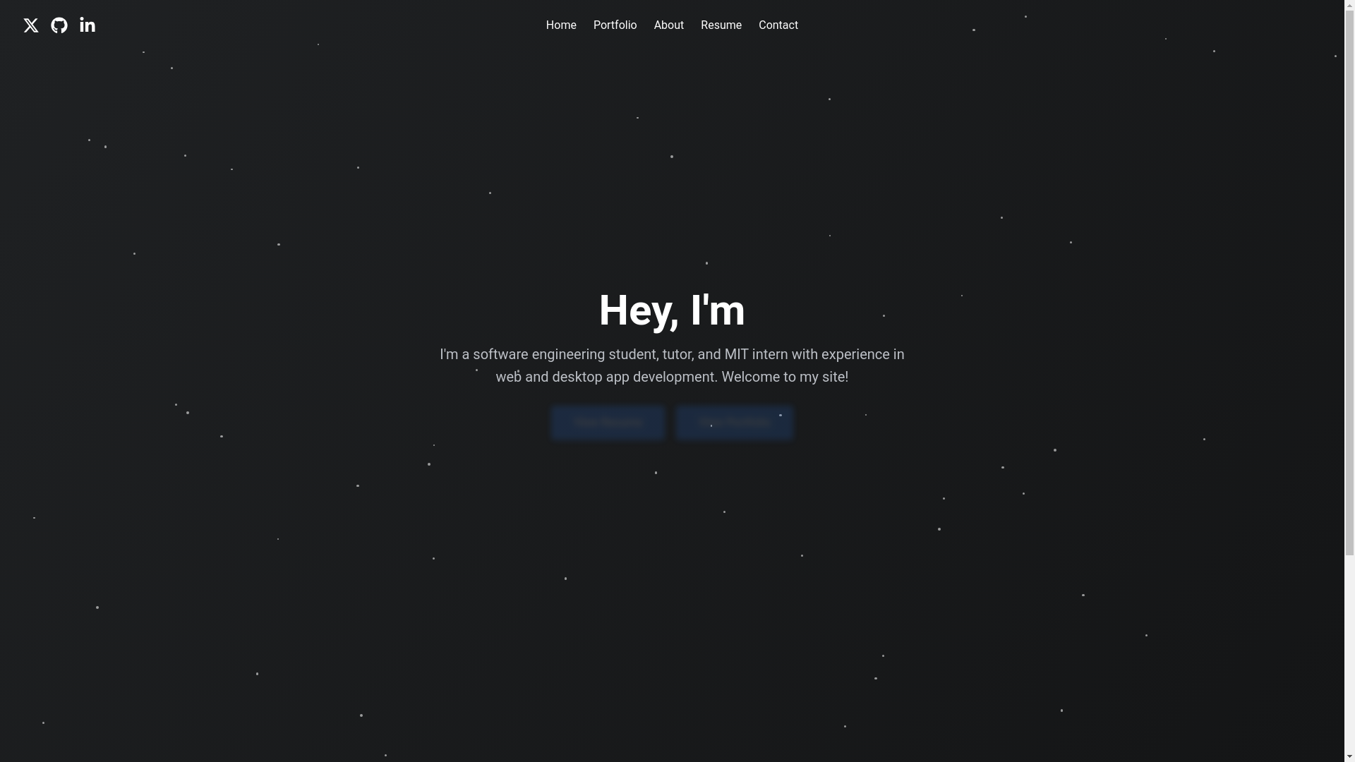 website screenshot of https://eric-lighthall.pages.dev/
