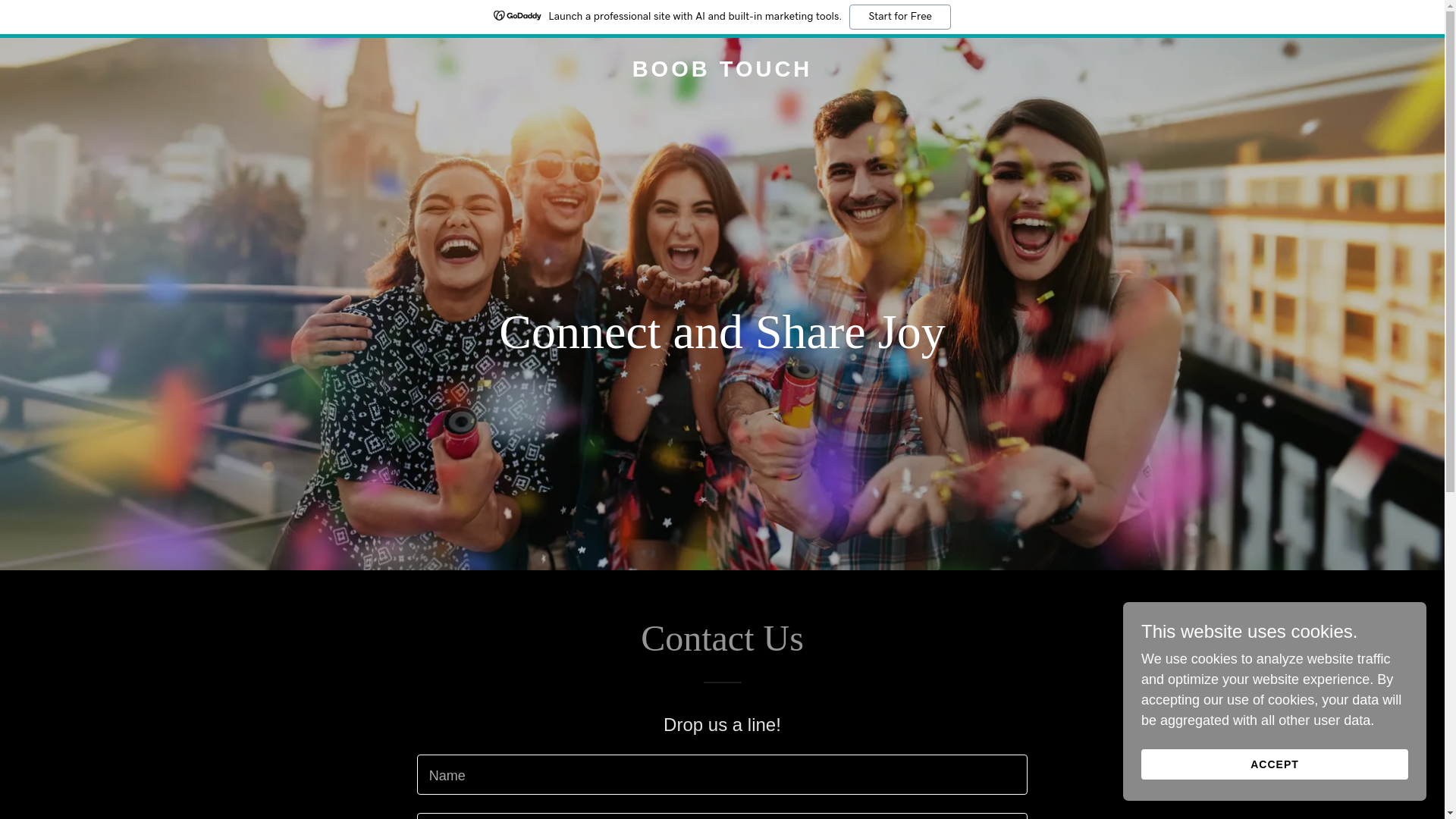 website screenshot of https://boobtouch.com/
