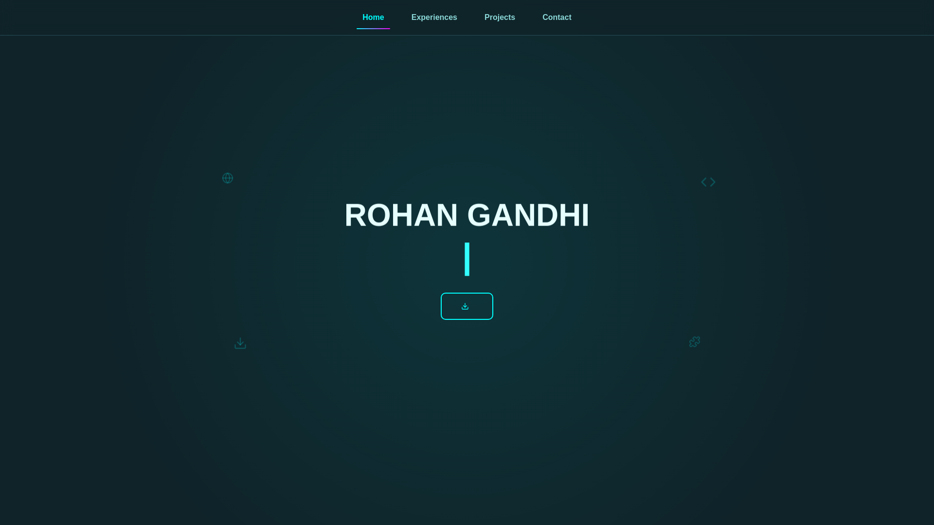 website screenshot of https://rohangandhi202.com/
