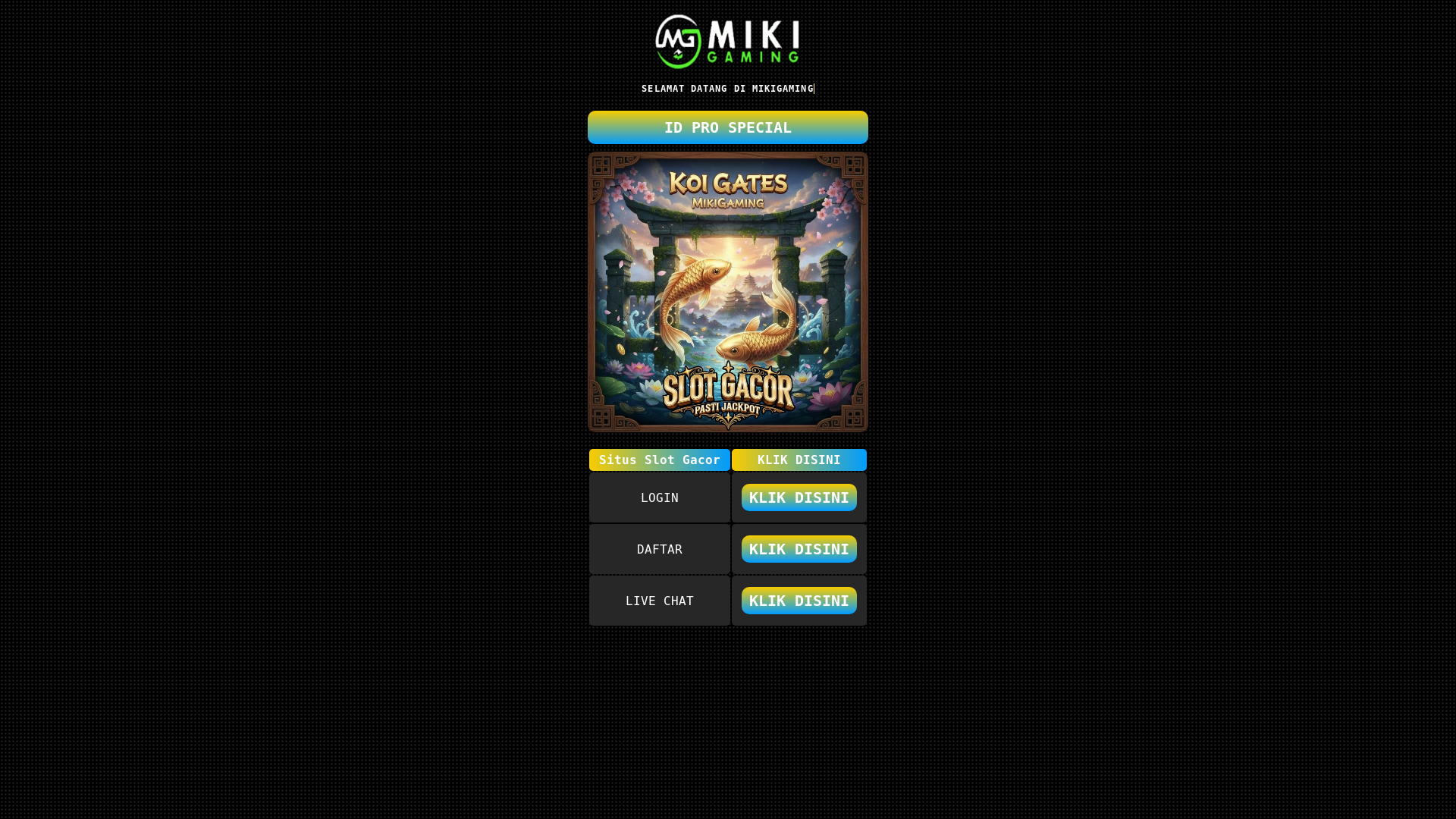 website screenshot of https://mikikoigaming.pages.dev/