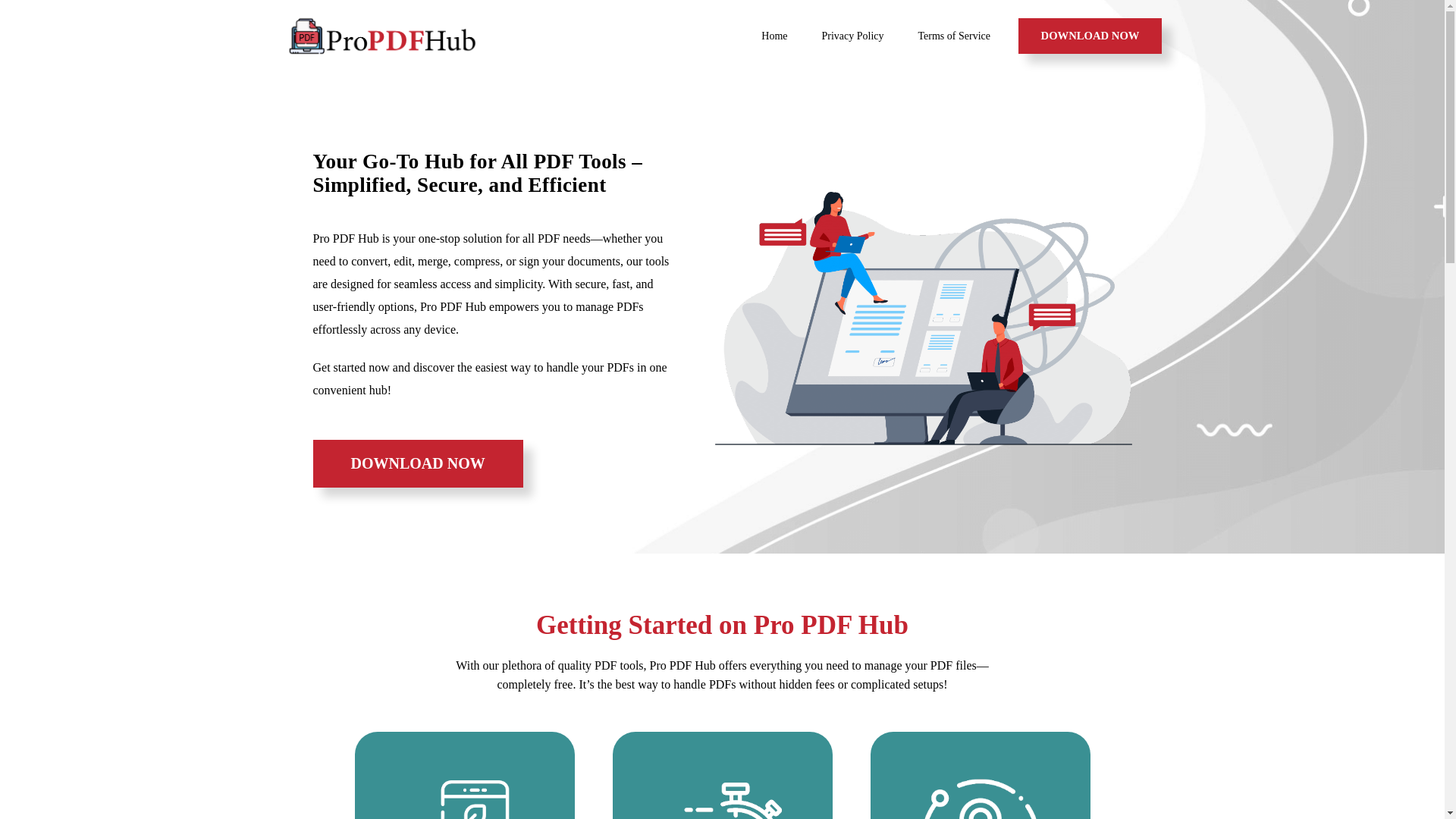 website screenshot of https://propdfhub.com/