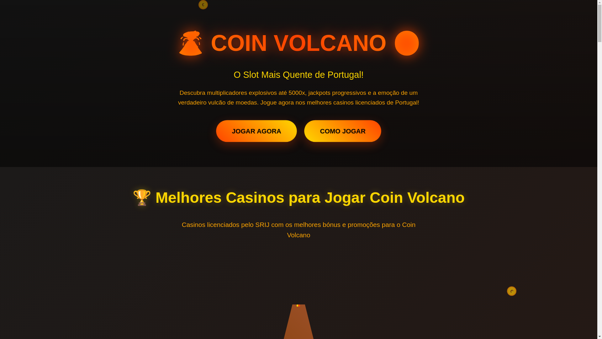 website screenshot of https://coincolcanofanpt.com/