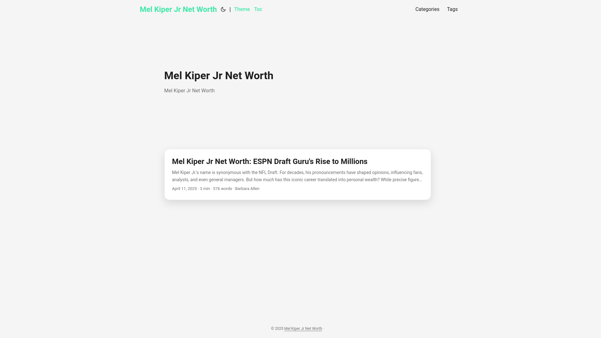 website screenshot of https://mel-kiper-jr-net-worth.pages.dev/
