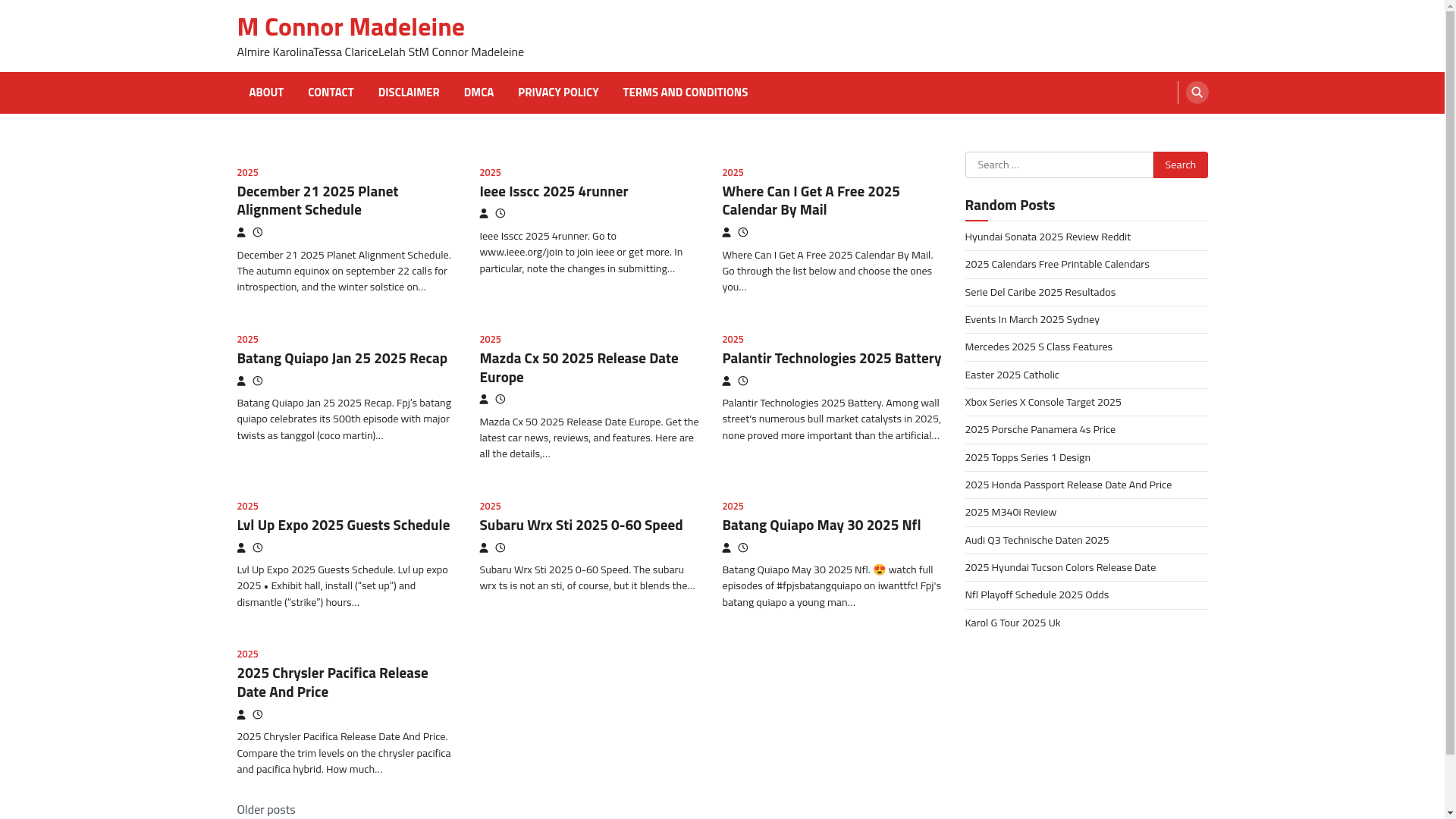 website screenshot of https://mconnormadeleine.pages.dev/