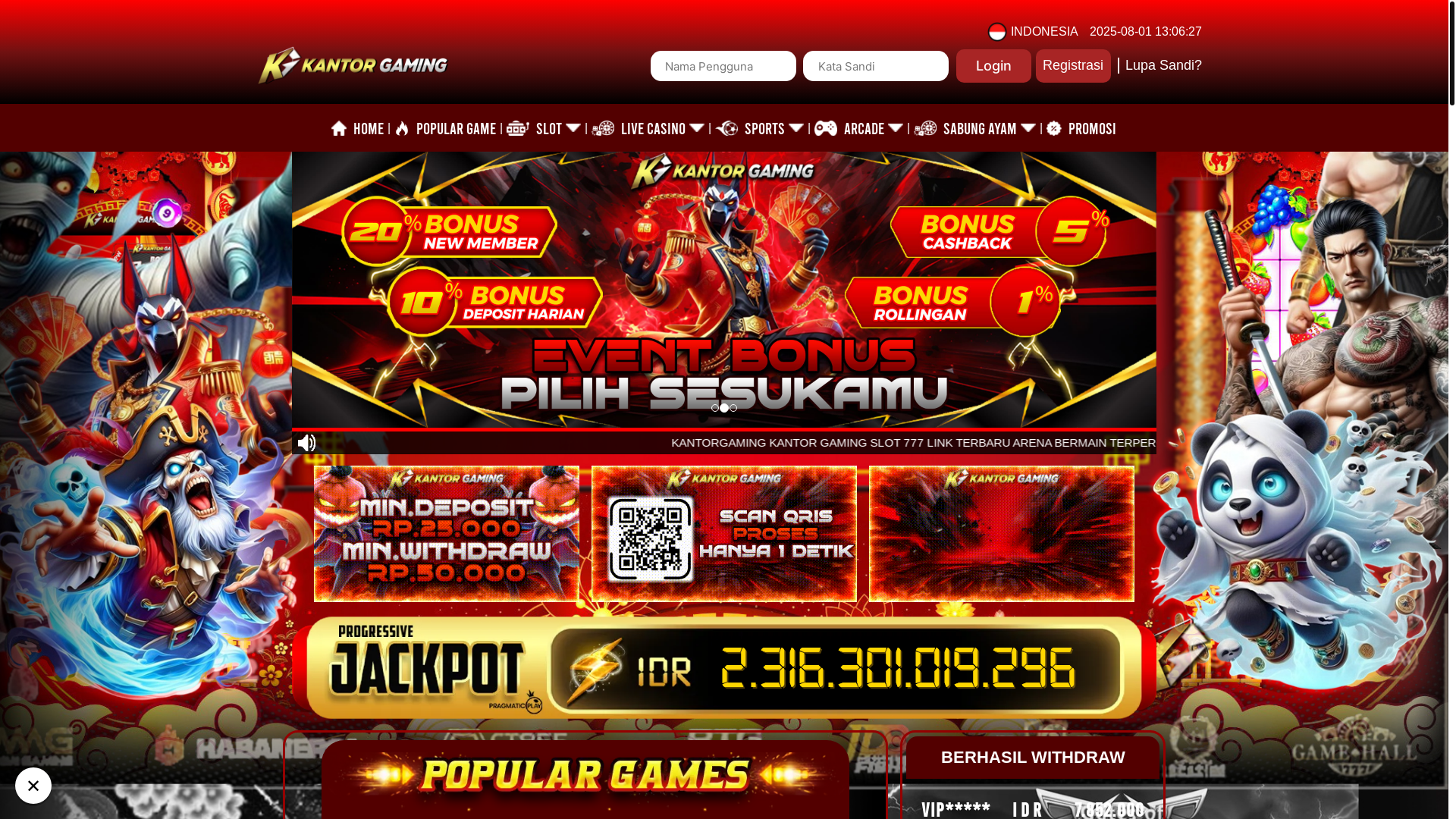 website screenshot of https://pelugraha.com/