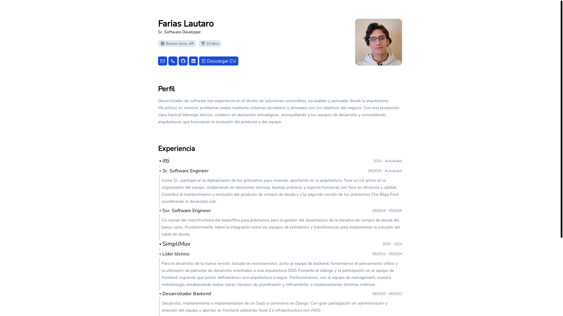 website screenshot of https://fariaslautaro.pages.dev/