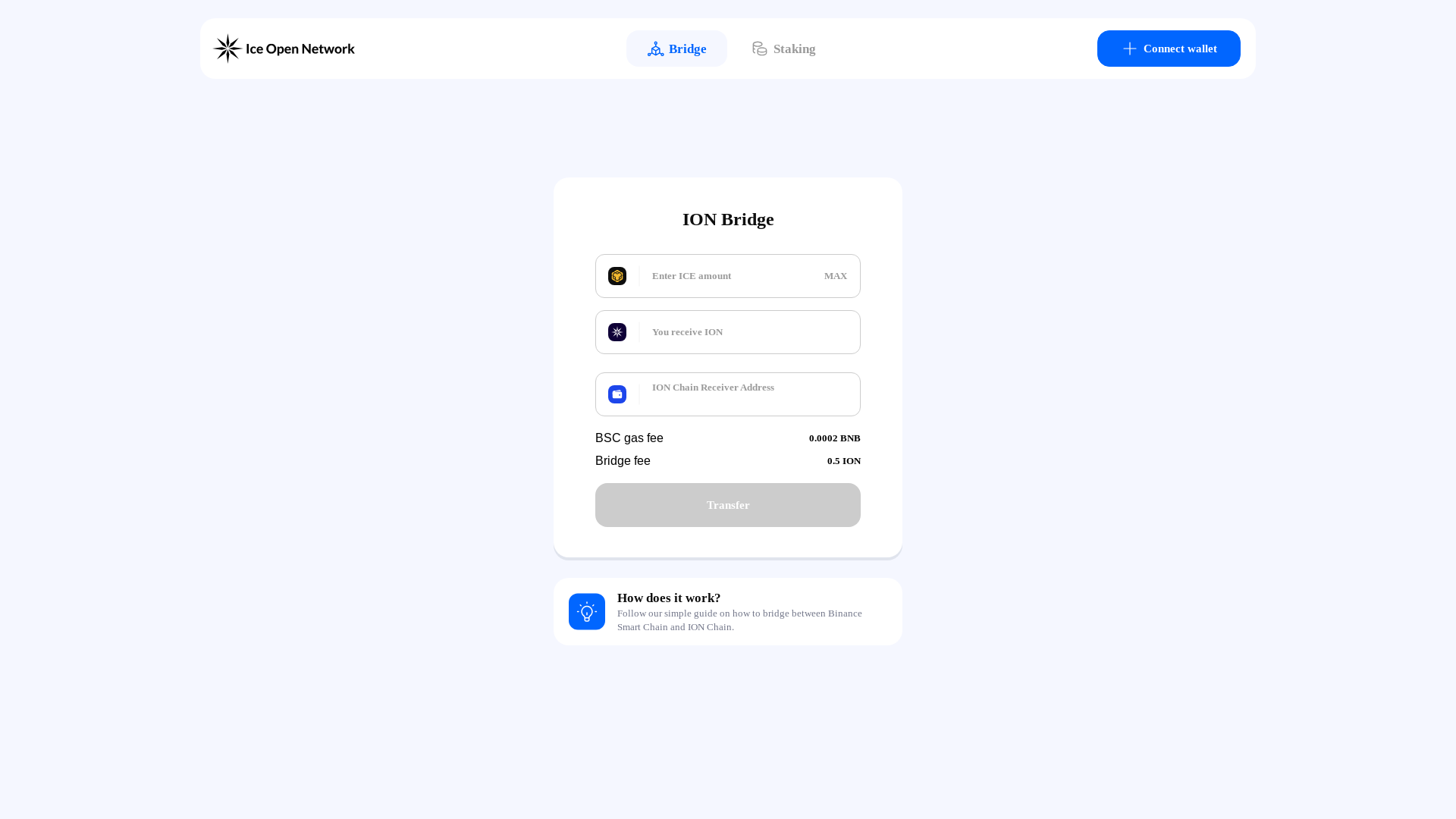 website screenshot of https://bridge-iceopen.io/