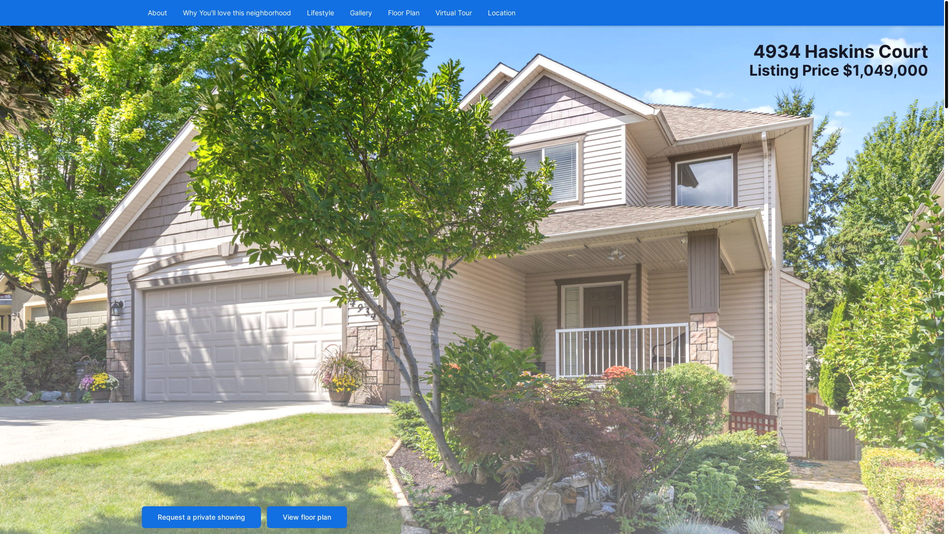 website screenshot of https://4934haskins.ca/