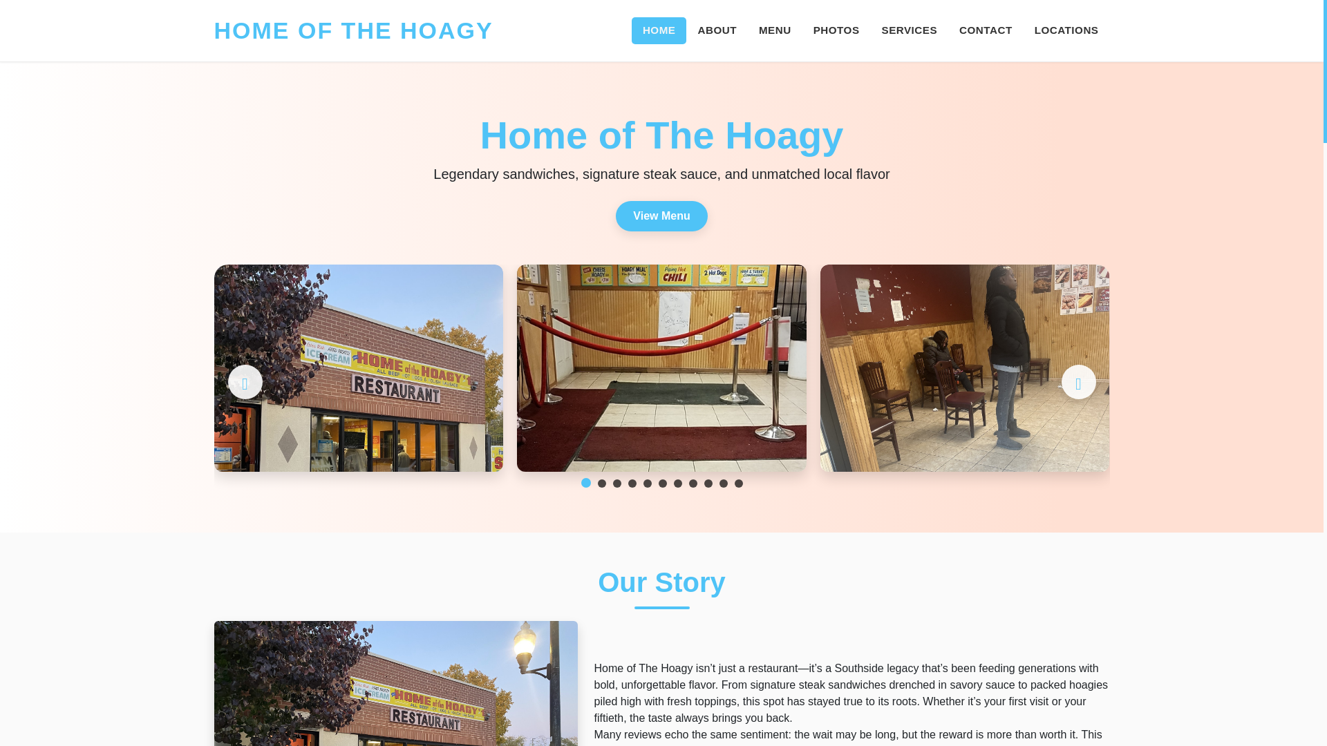 website screenshot of https://home-of-the-hoagy-site.pages.dev/