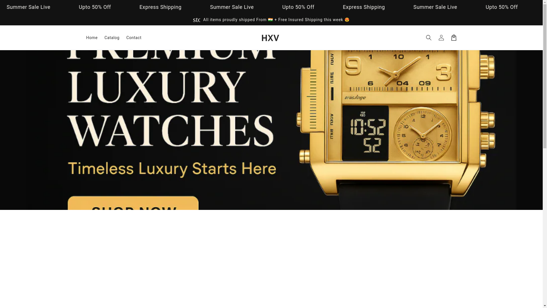 website screenshot of https://hxvwatch.shop/