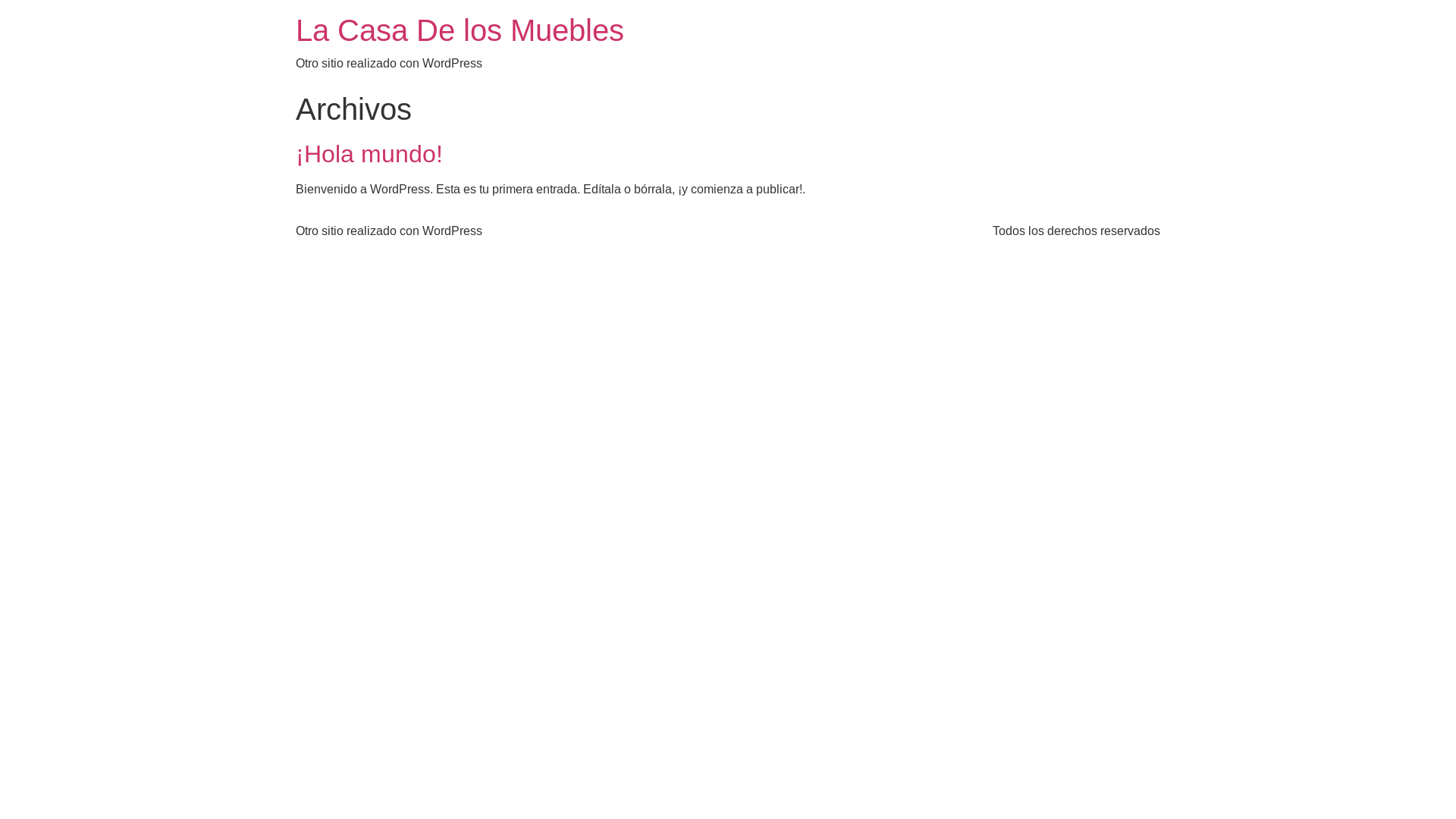 website screenshot of https://lacasadelosmuebles.com.ar/