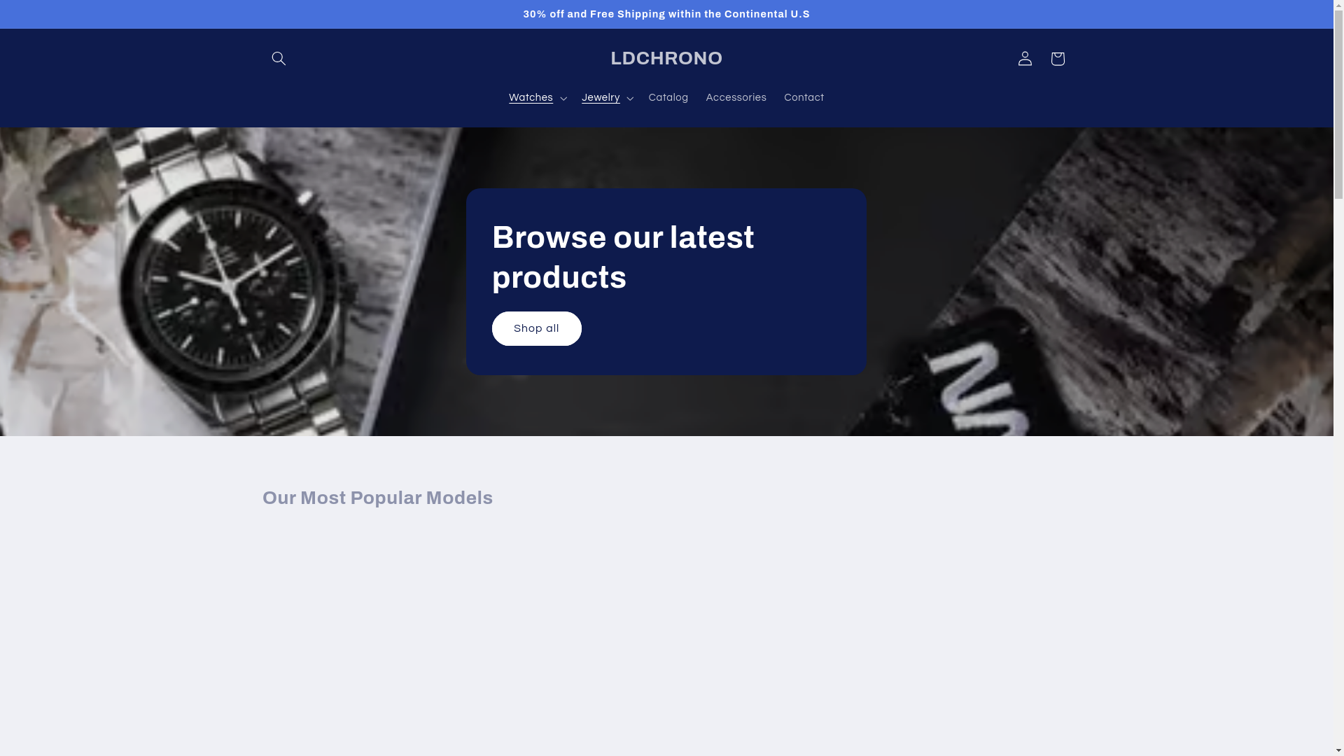 website screenshot of https://ldchrono.com/