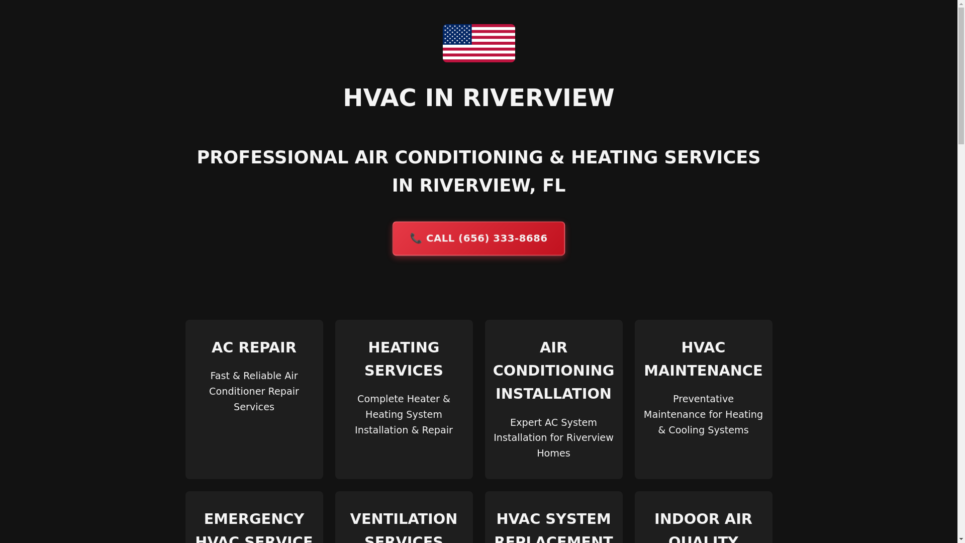 website screenshot of https://hvacinriverview.pages.dev/