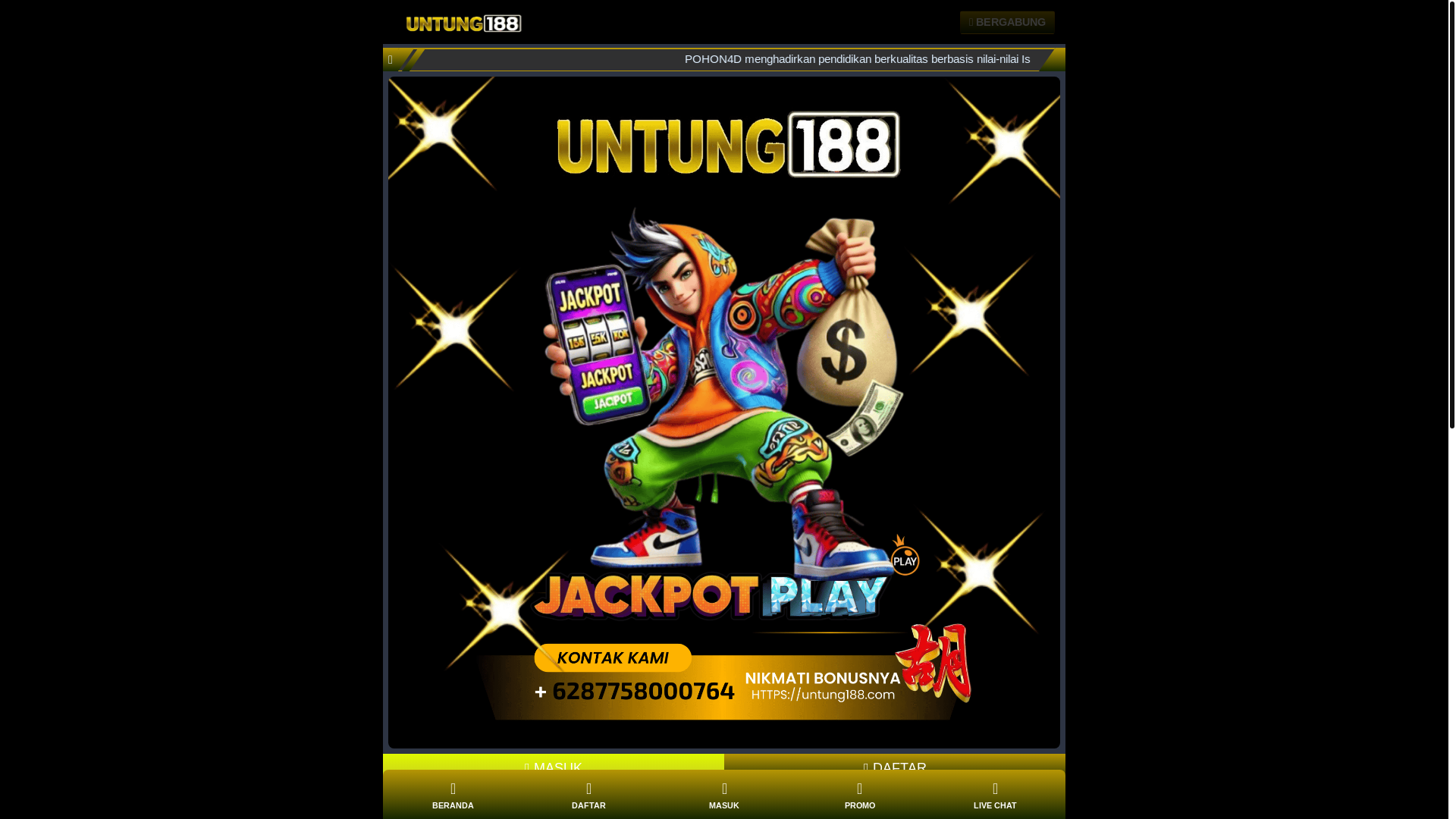 website screenshot of https://pohon4d-daftar.pages.dev/
