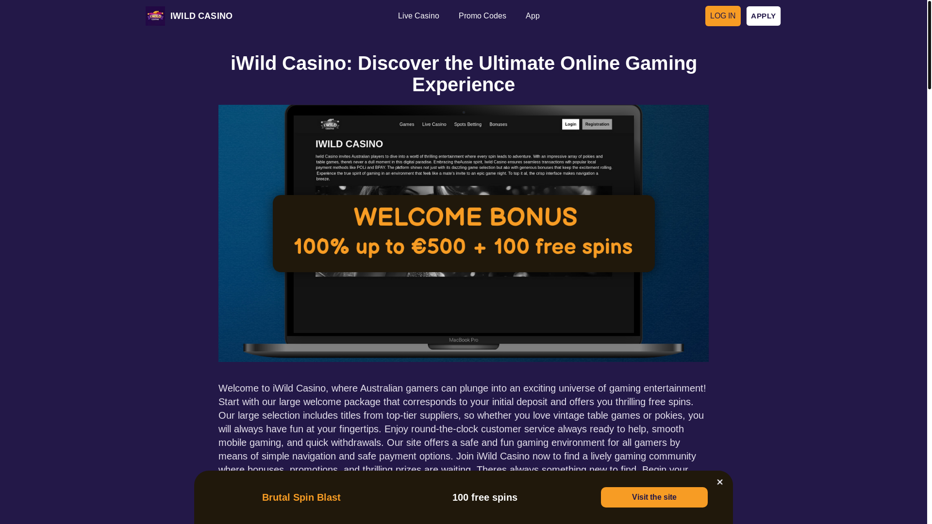 website screenshot of https://iwildcasinoplay-com.pages.dev/