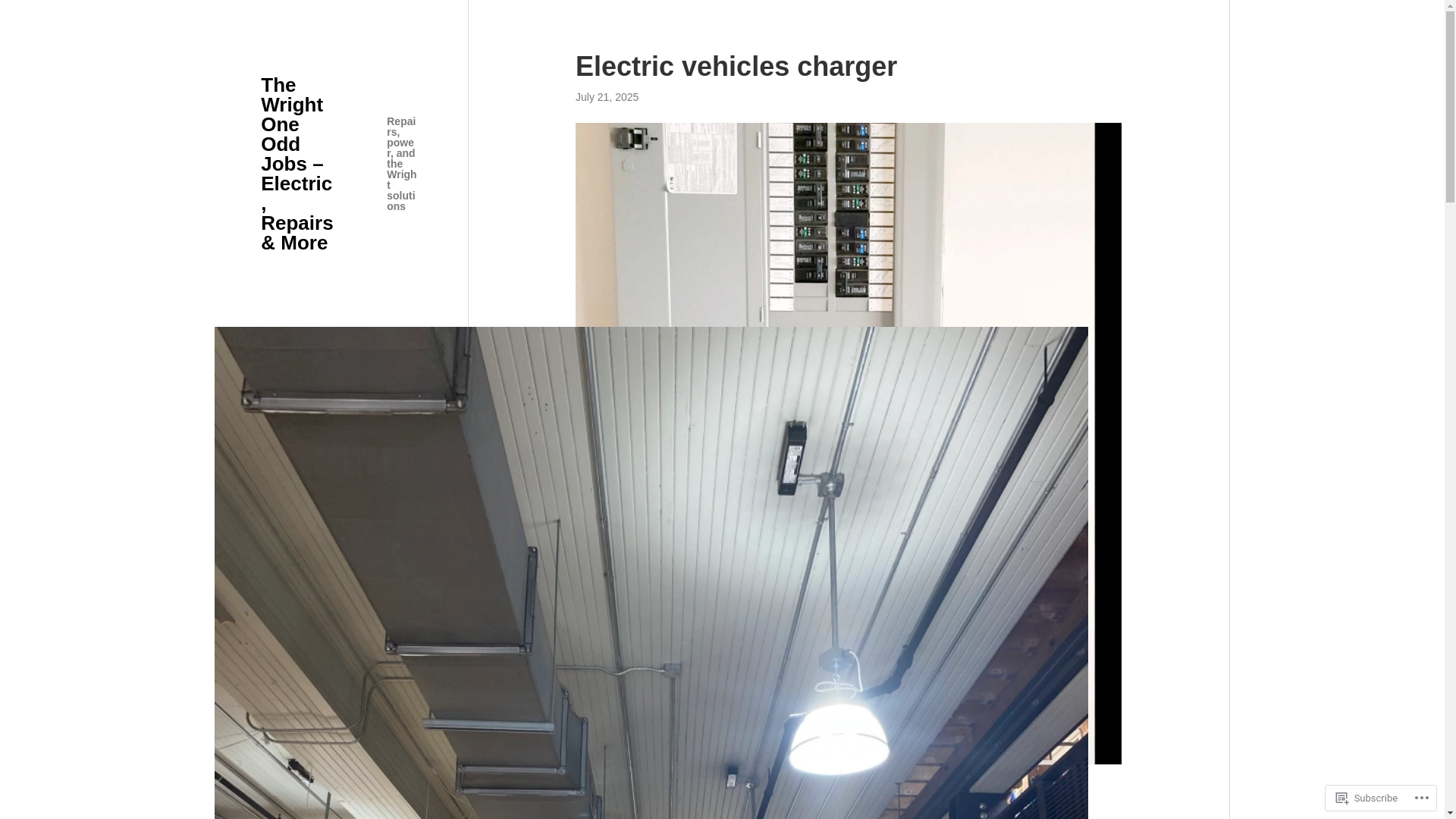 website screenshot of https://thewrightoneoddjobs.blog/