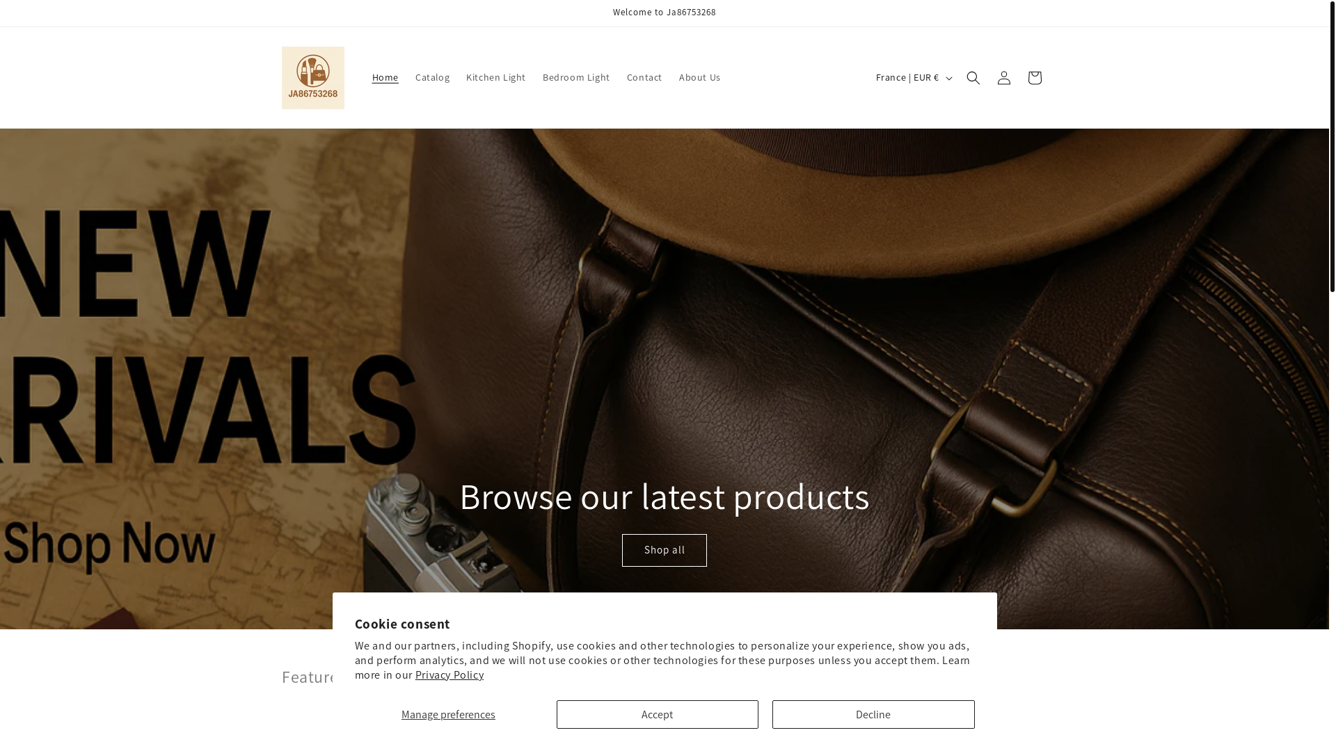 website screenshot of https://ja86753268store.shop/