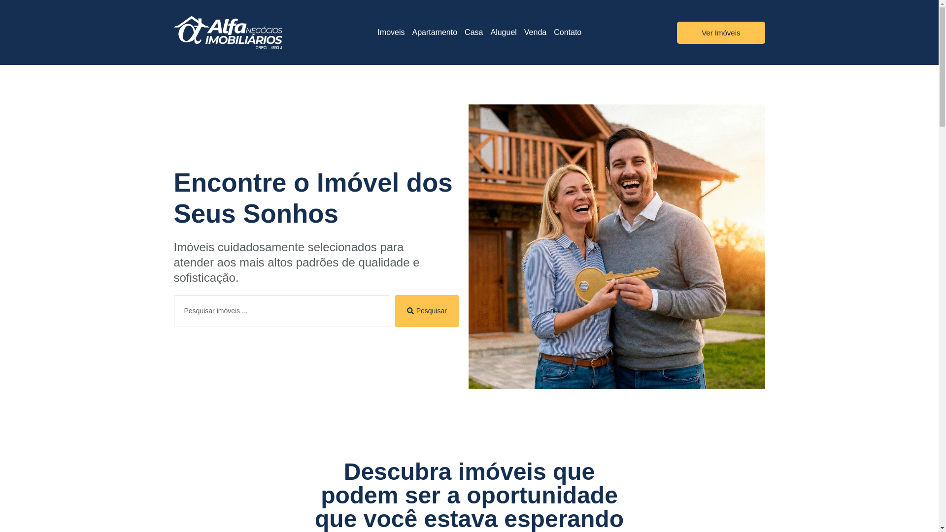 website screenshot of https://alfanegociosimobiliarios.site/