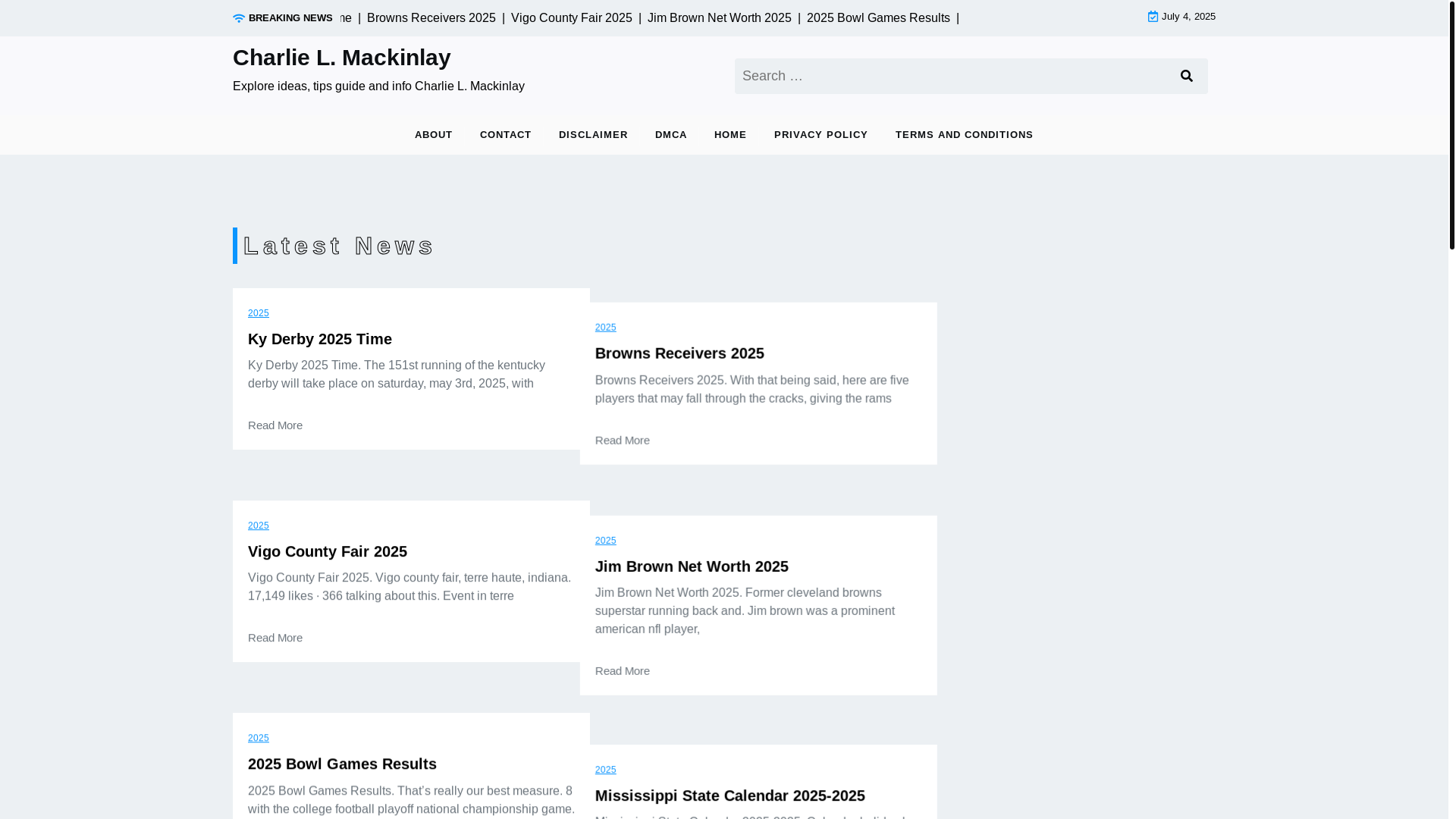 website screenshot of https://charlielmackinlay.pages.dev/