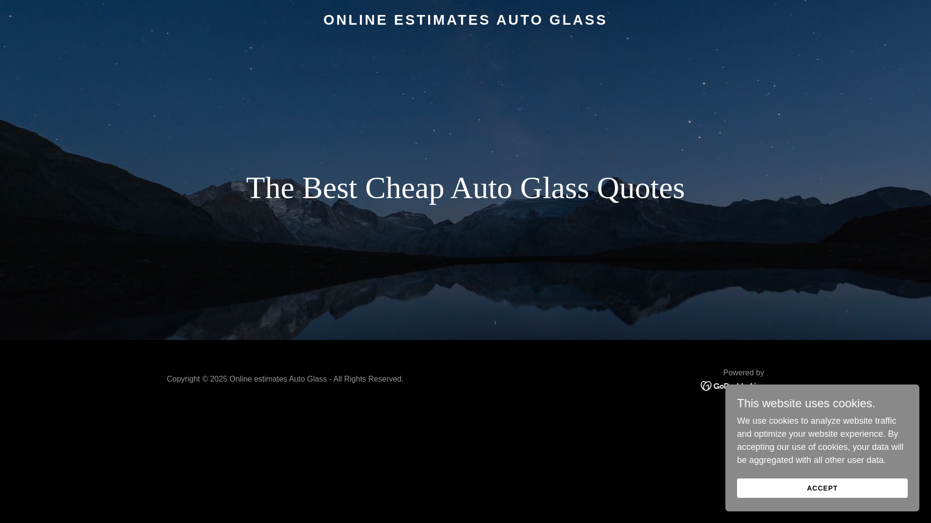 website screenshot of https://onlineestimatesautoglass.com/