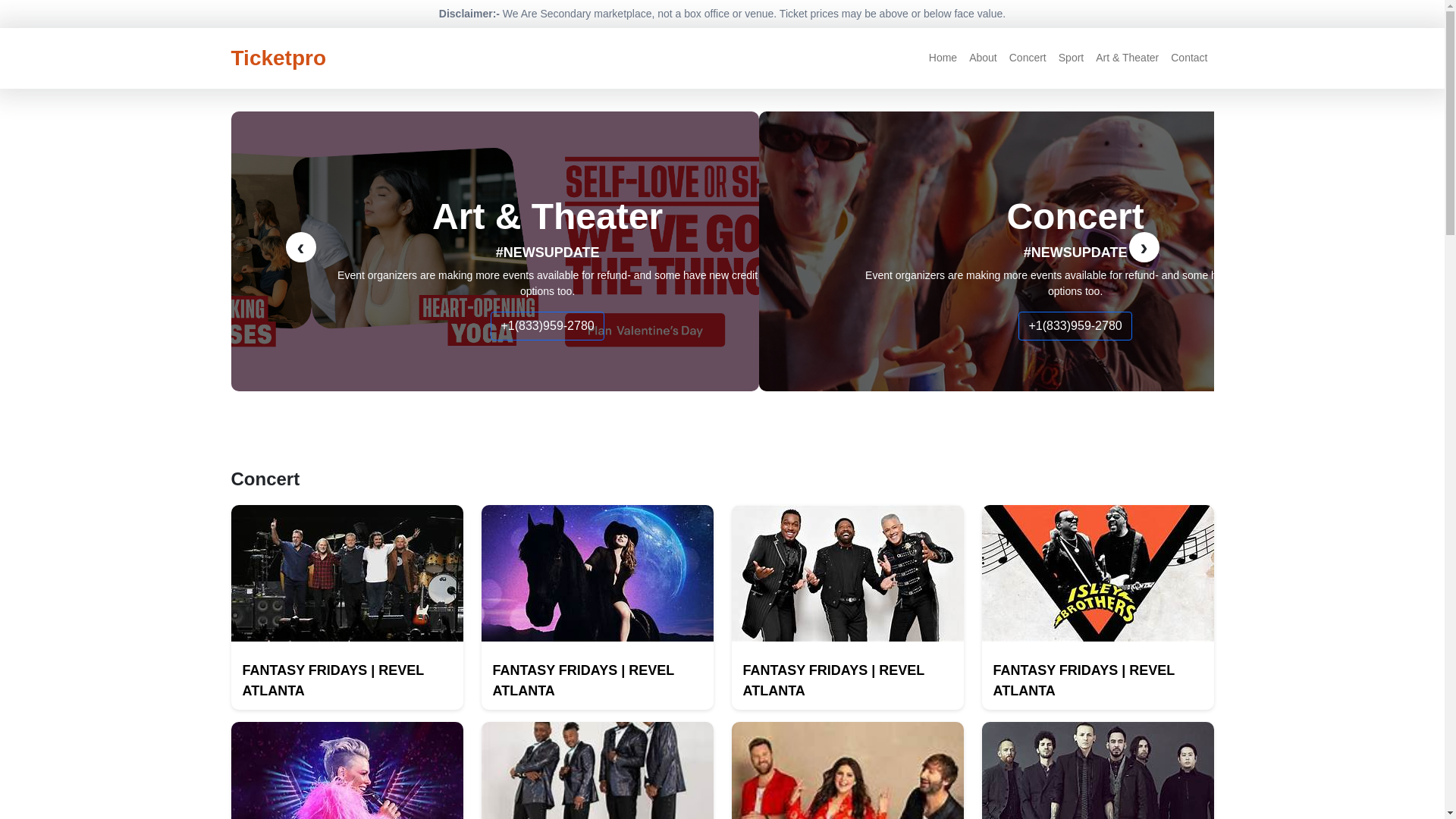 website screenshot of https://tickpro.site/