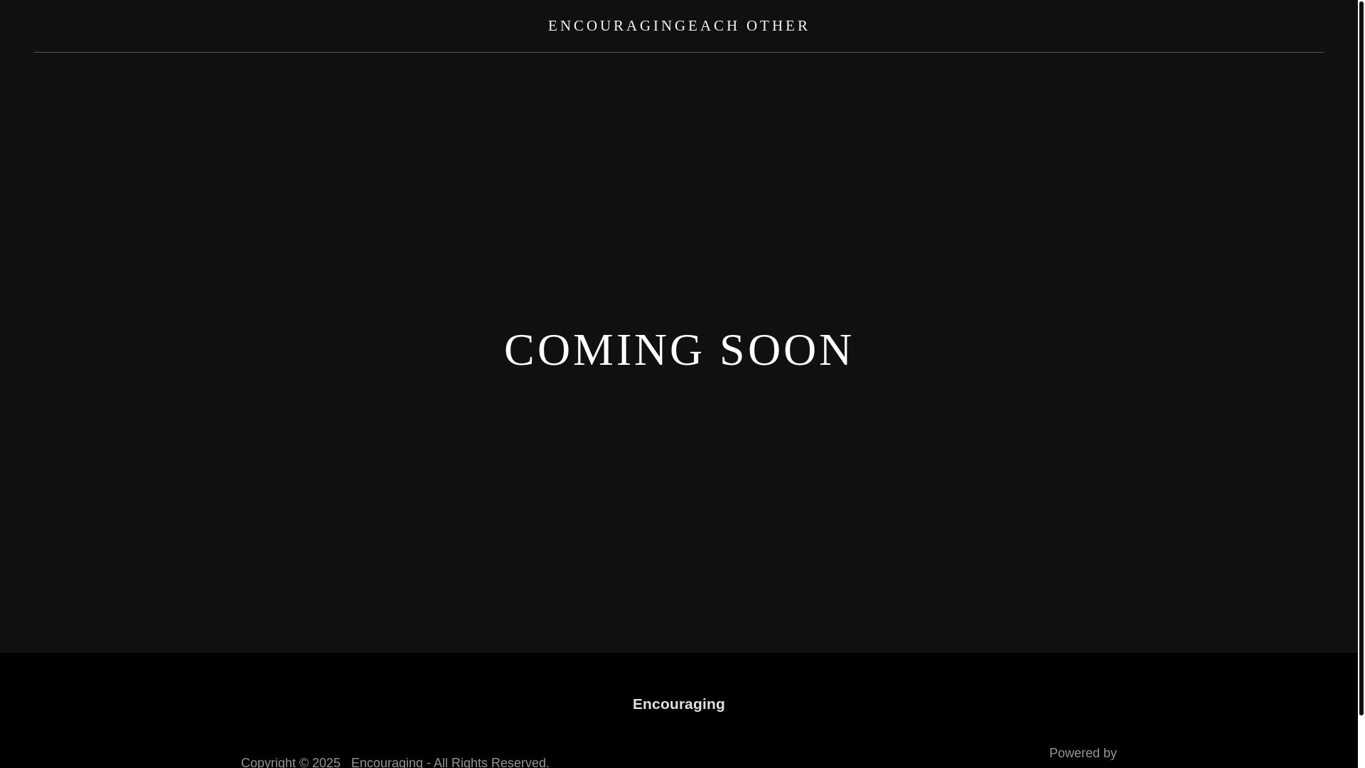 website screenshot of https://encouragingeachother.com/