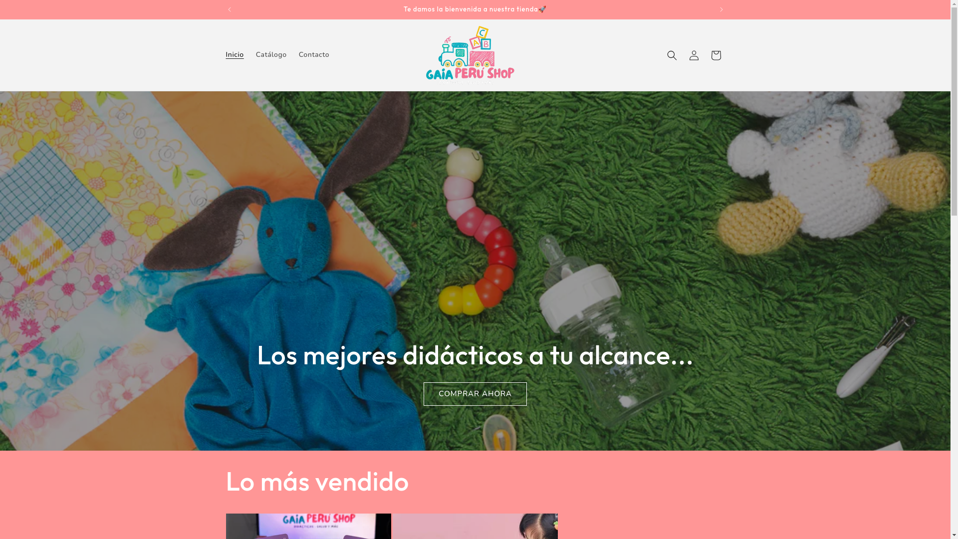 website screenshot of https://gaiaperushop.com/
