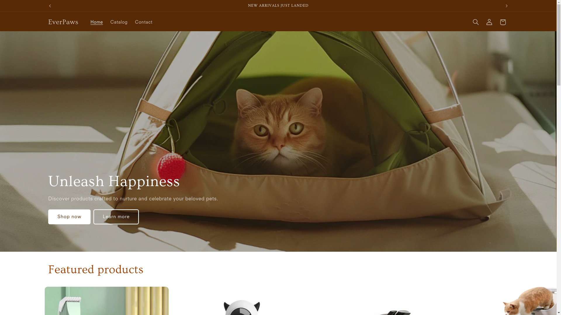 website screenshot of https://everpaws.org/