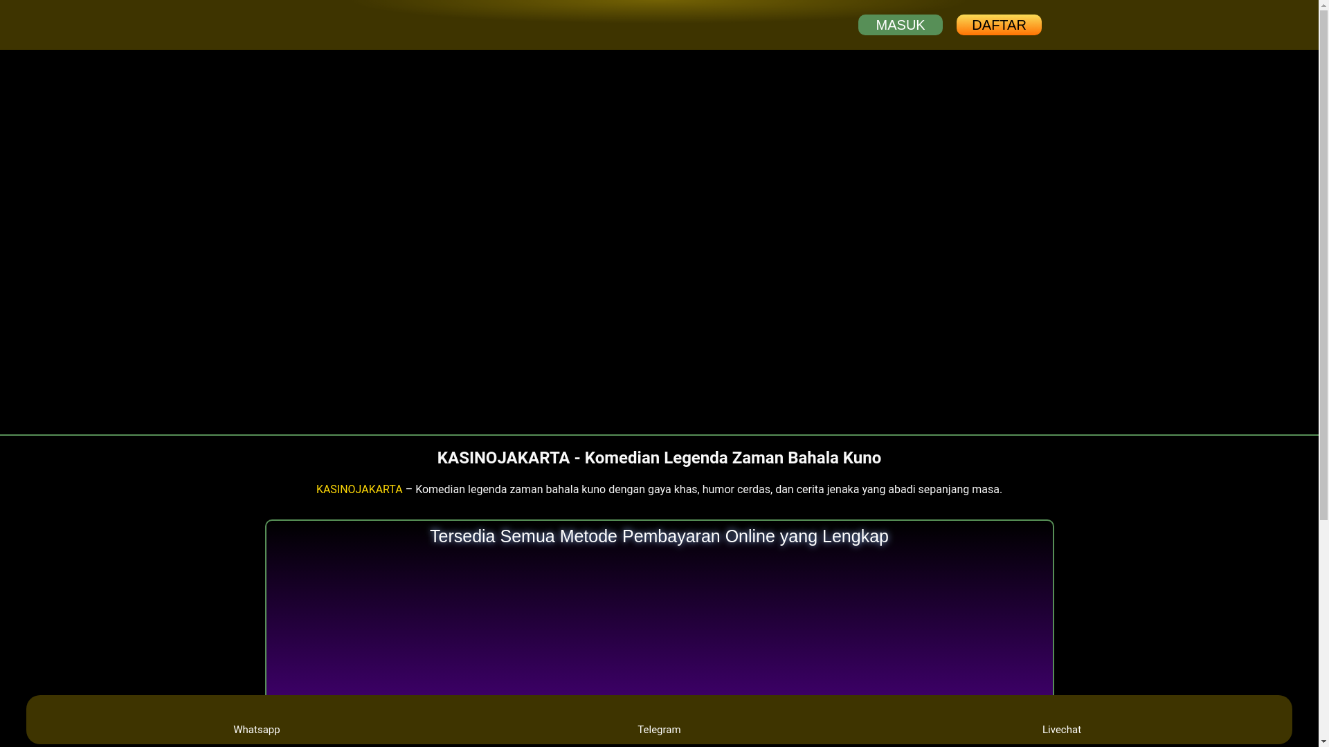 website screenshot of https://kasinojakarta.com/