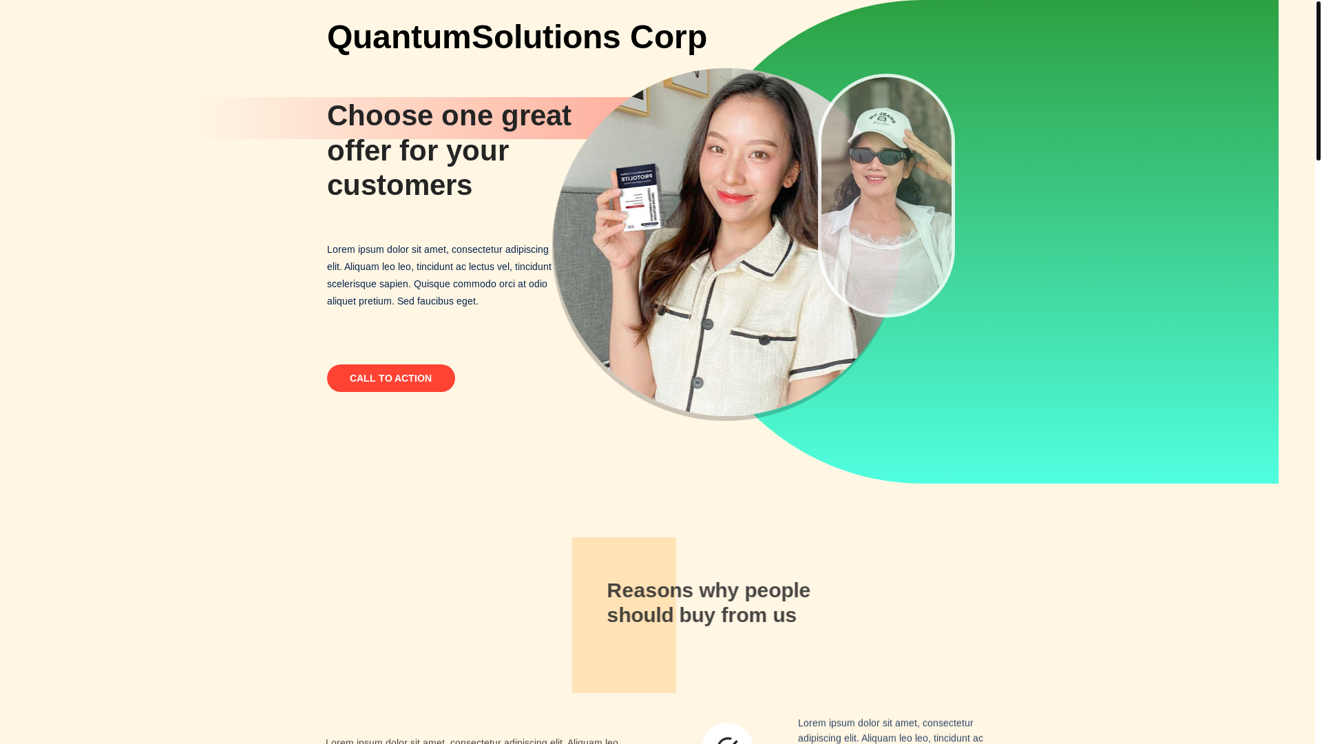 website screenshot of https://quantumsolutionscorp.shop/